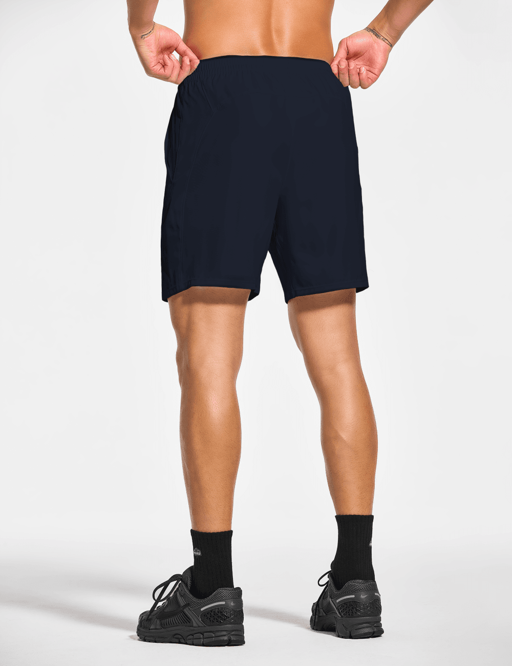 Men's 7 Inch Lined Workout Running Tennis Shorts with Pockets - DEMOZU Sports