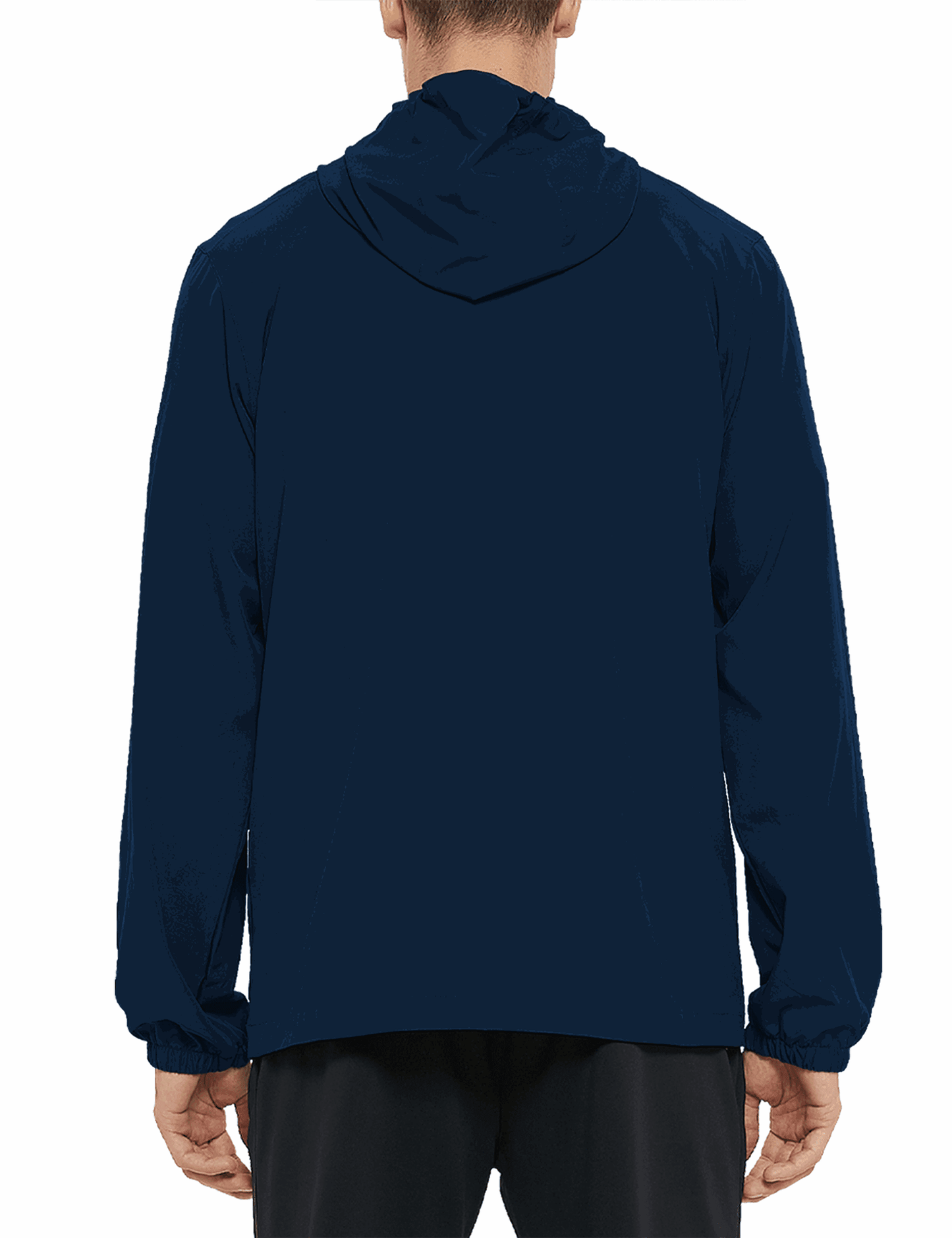 Men's Lightweight Running Windbreaker Jacket Hooded Hiking Jacket - DEMOZU Sports