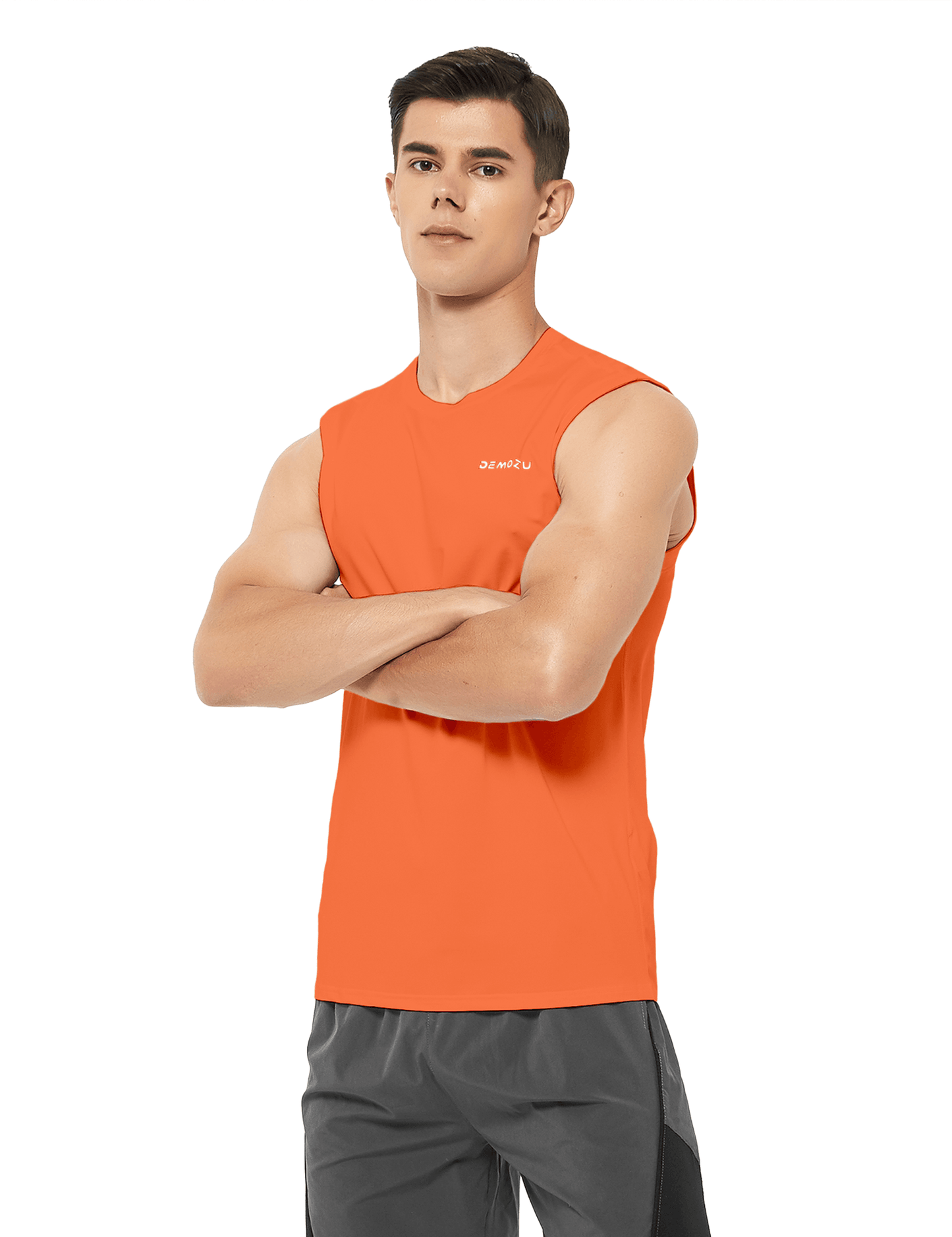 Men's Sleeveless Workout Swim Shirts (Regular & Big and Tall) - DEMOZU Sports