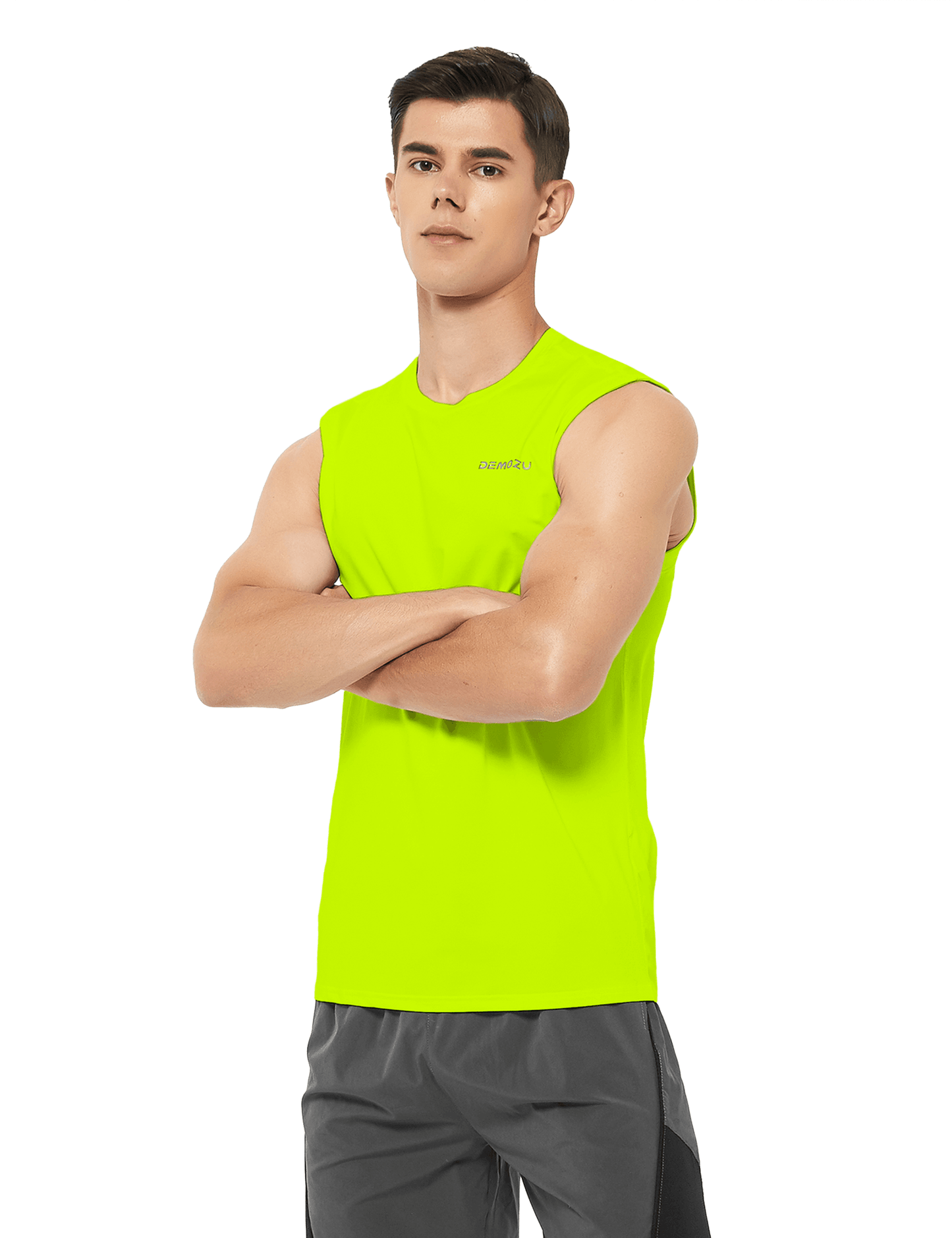 Men's Sleeveless Workout Swim Shirts (Regular & Big and Tall) - DEMOZU Sports