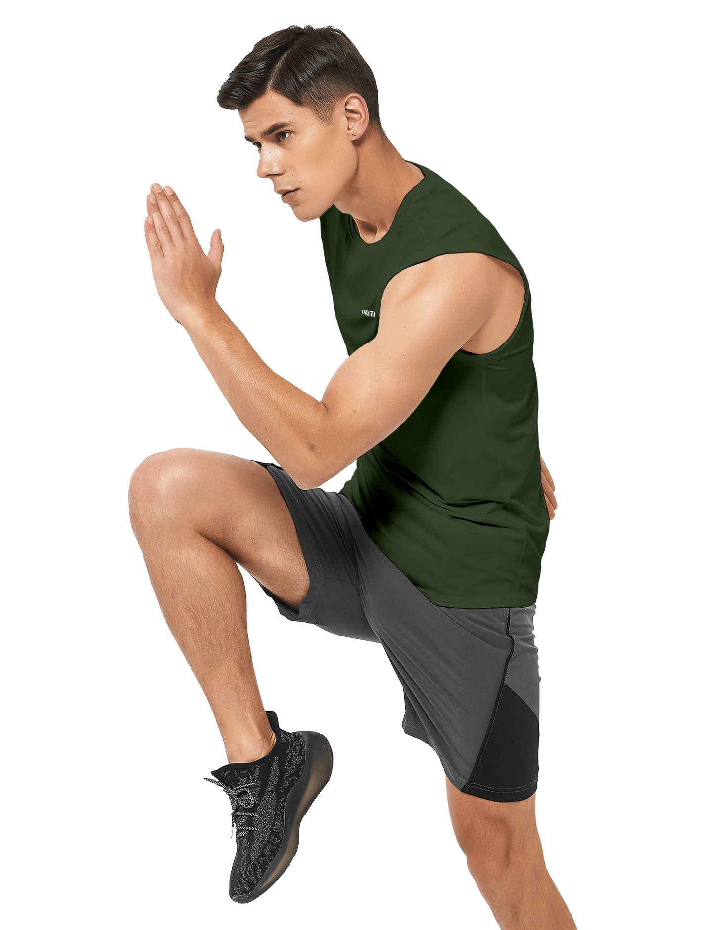 Men's Sleeveless Workout Swim Shirts (Regular & Big and Tall) - DEMOZU Sports