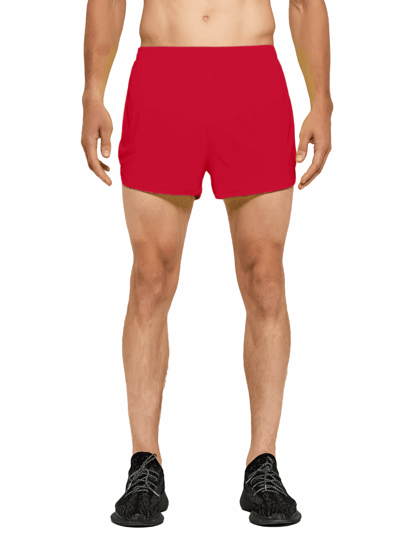 Men's 3 Inch Neon Running Shorts with Mesh Liner - DEMOZU Sports