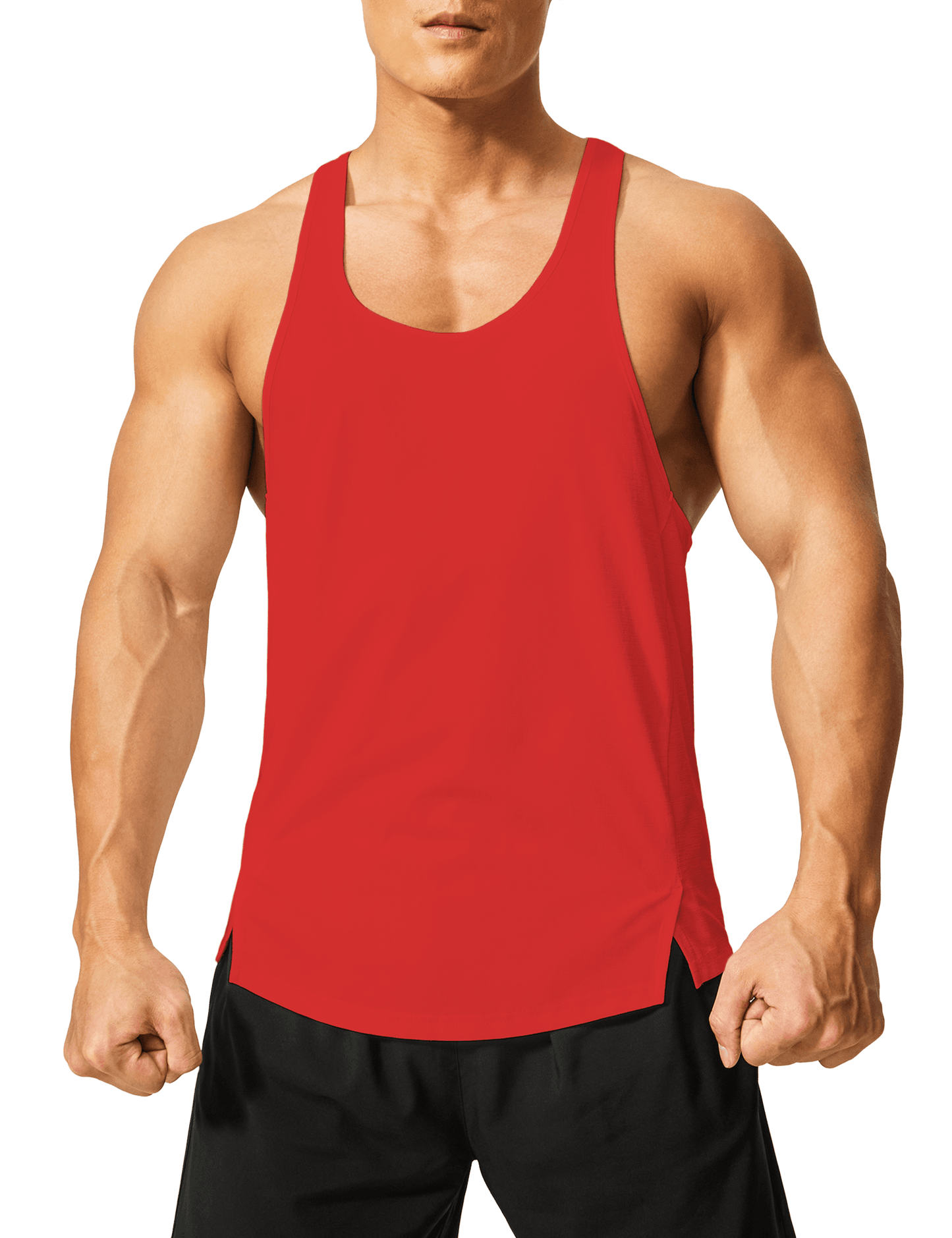 Men's Y Back Stringer Tank Top - DEMOZU Sports