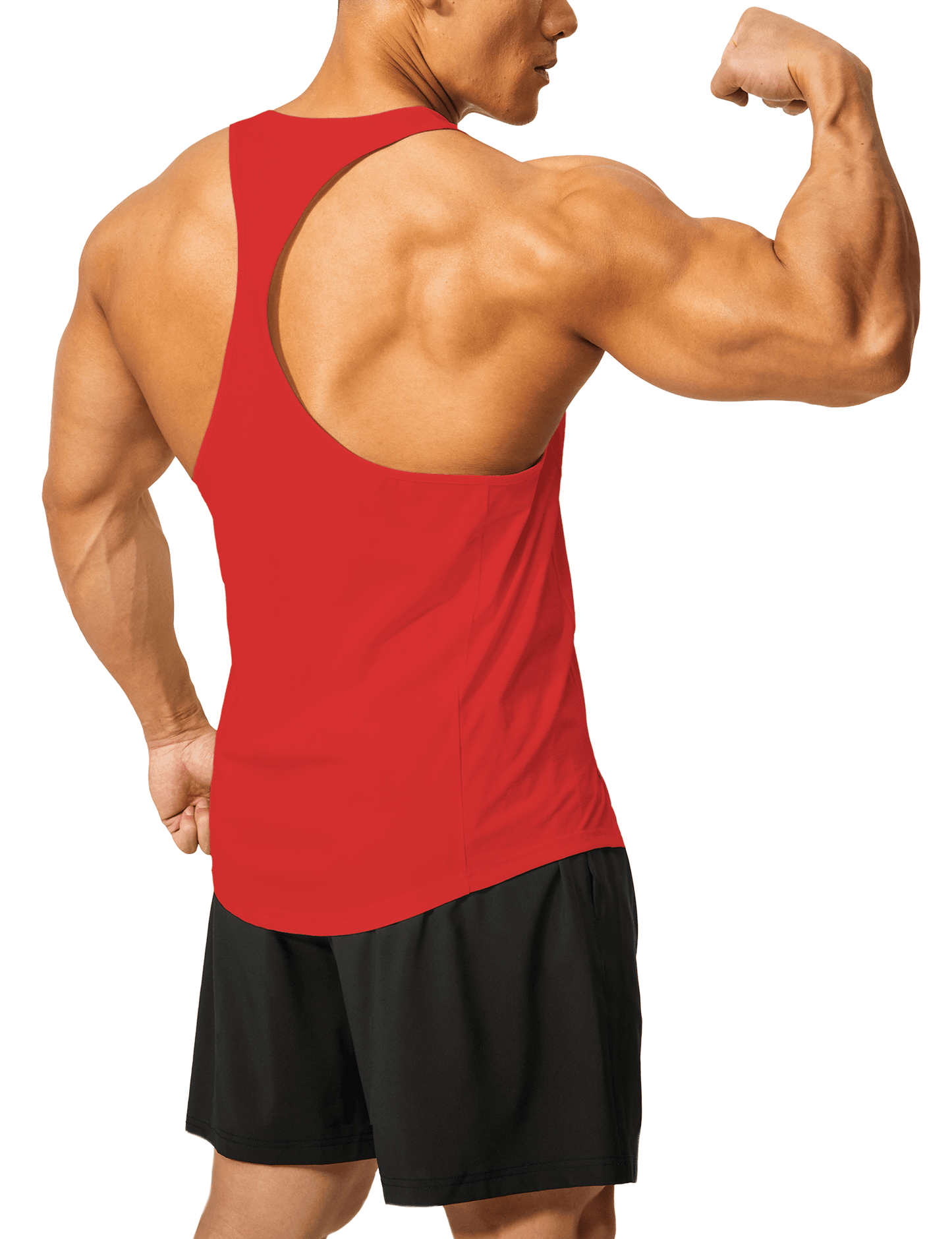 Men's Y Back Stringer Tank Top - DEMOZU Sports