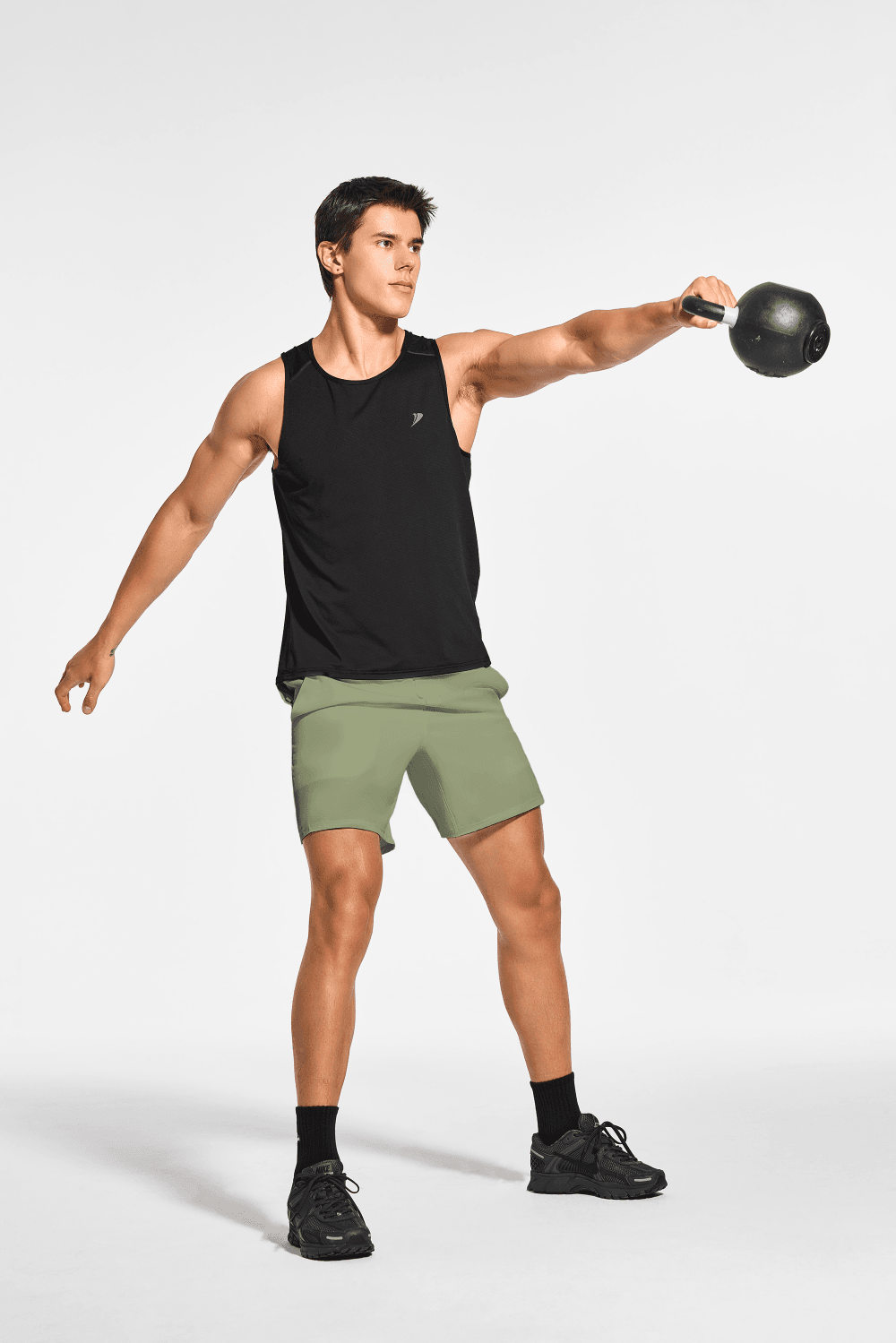 Men's 7 Inch Lined Workout Running Tennis Shorts with Pockets - DEMOZU Sports