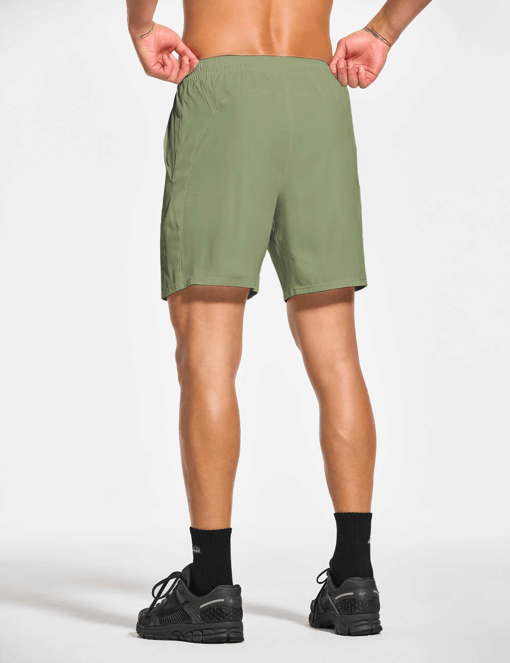 Men's 7 Inch Lined Workout Running Tennis Shorts with Pockets - DEMOZU Sports