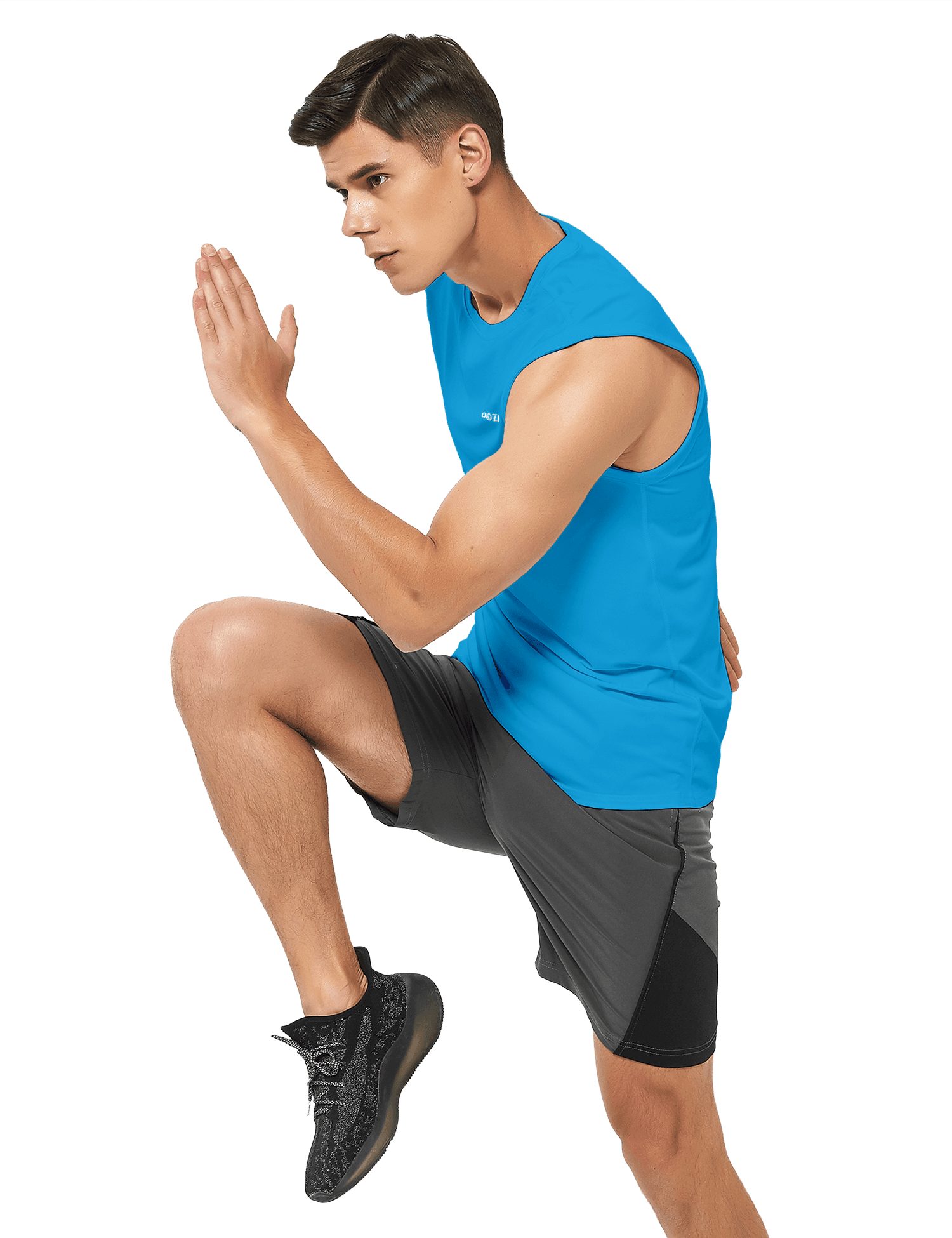 Men's Sleeveless Workout Swim Shirts (Regular & Big and Tall) - DEMOZU Sports