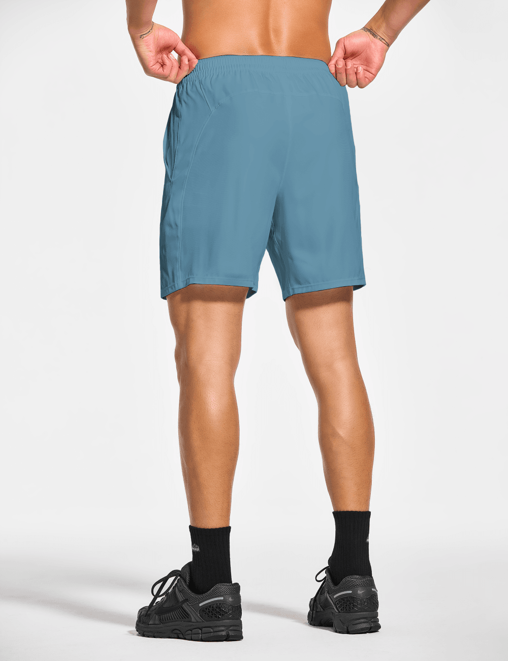 Men's 7 Inch Lined Workout Running Tennis Shorts with Pockets - DEMOZU Sports