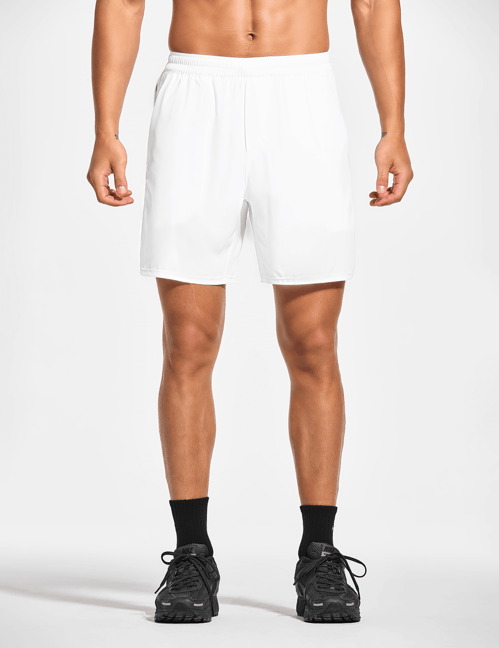 Men's 7 Inch Lined Workout Running Tennis Shorts with Pockets - DEMOZU Sports
