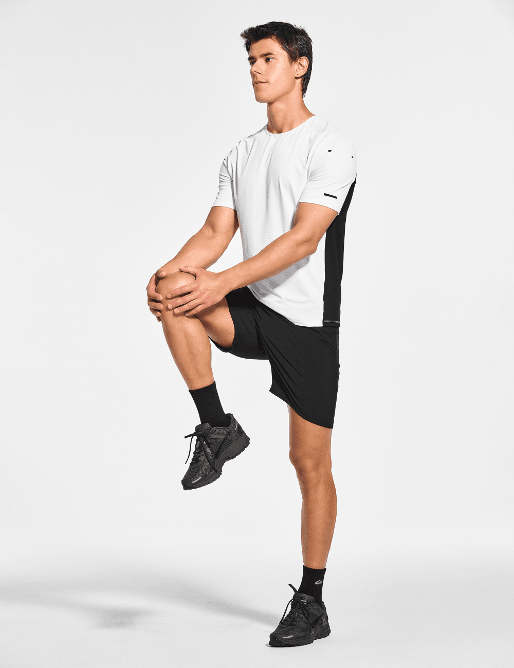Men's Short Sleeve Workout Running Swim Shirts (Regular & Big and Tall) - DEMOZU Sports