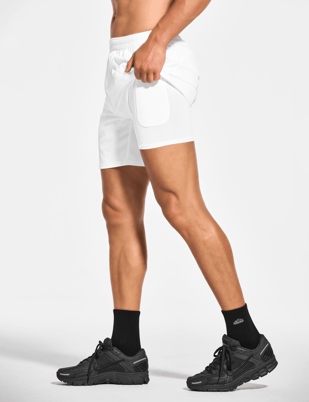 Men's 7 Inch Lined Workout Running Tennis Shorts with Pockets - DEMOZU Sports