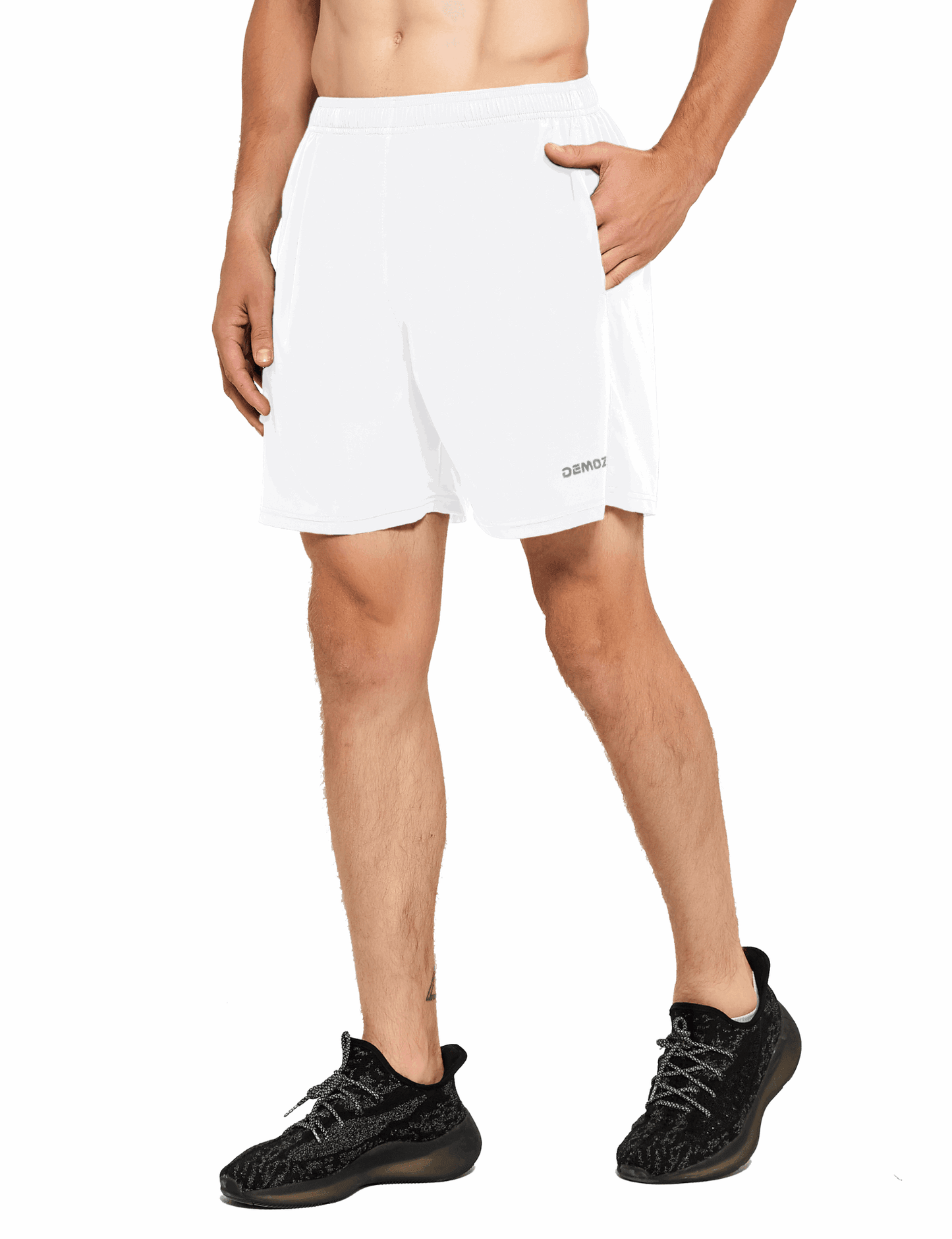 Men's 5 Inch Running Athletic Shorts with Pockets - DEMOZU Sports