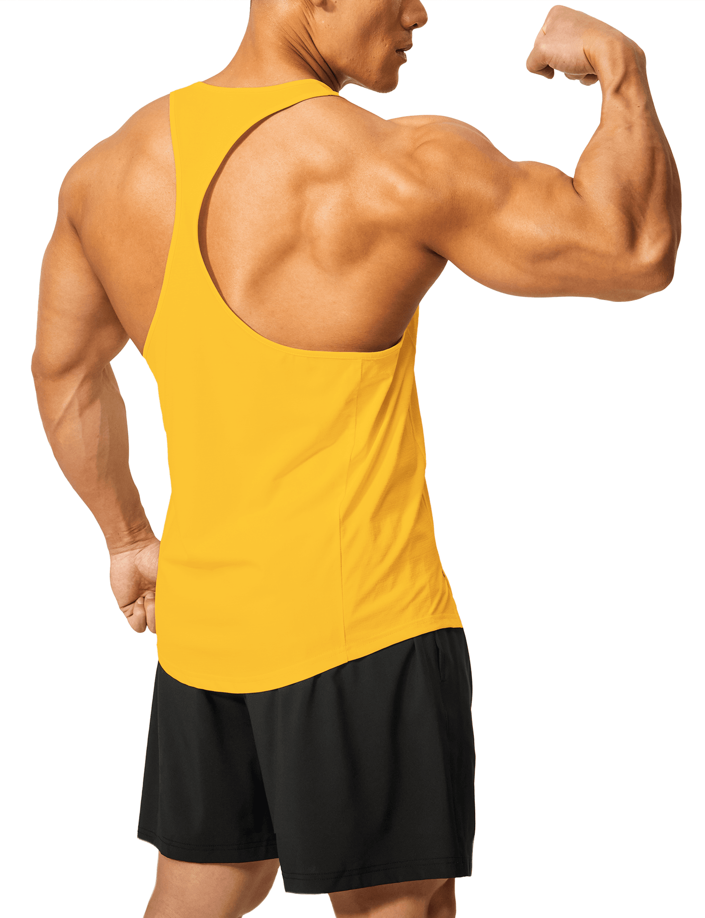 Men's Y Back Stringer Tank Top - DEMOZU Sports
