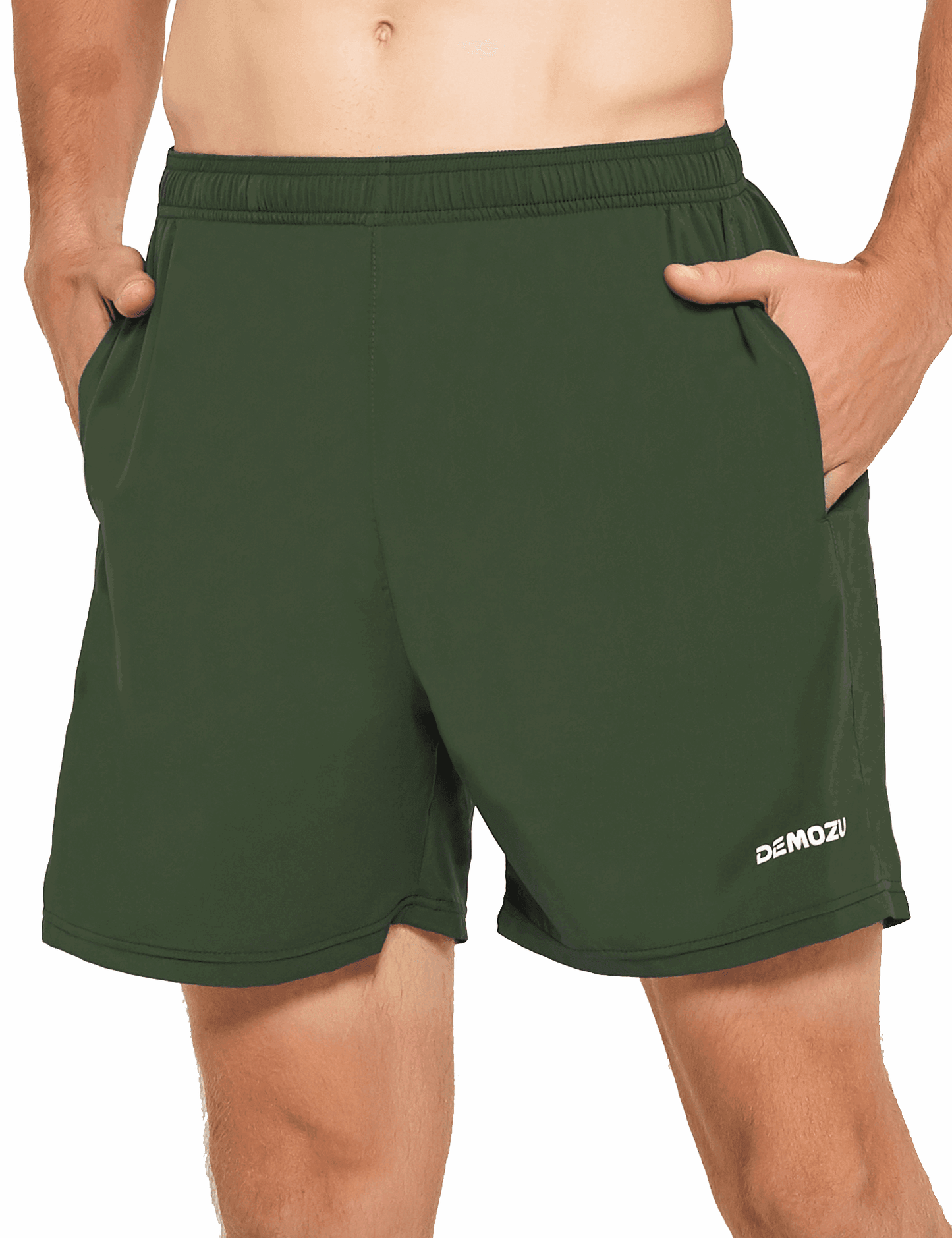 Men's 5 Inch Running Athletic Shorts with Pockets - DEMOZU Sports