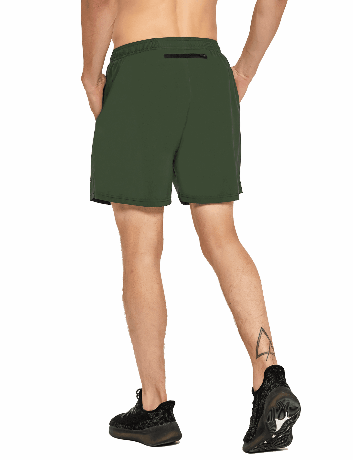 Men's 5 Inch Running Athletic Shorts with Pockets - DEMOZU Sports