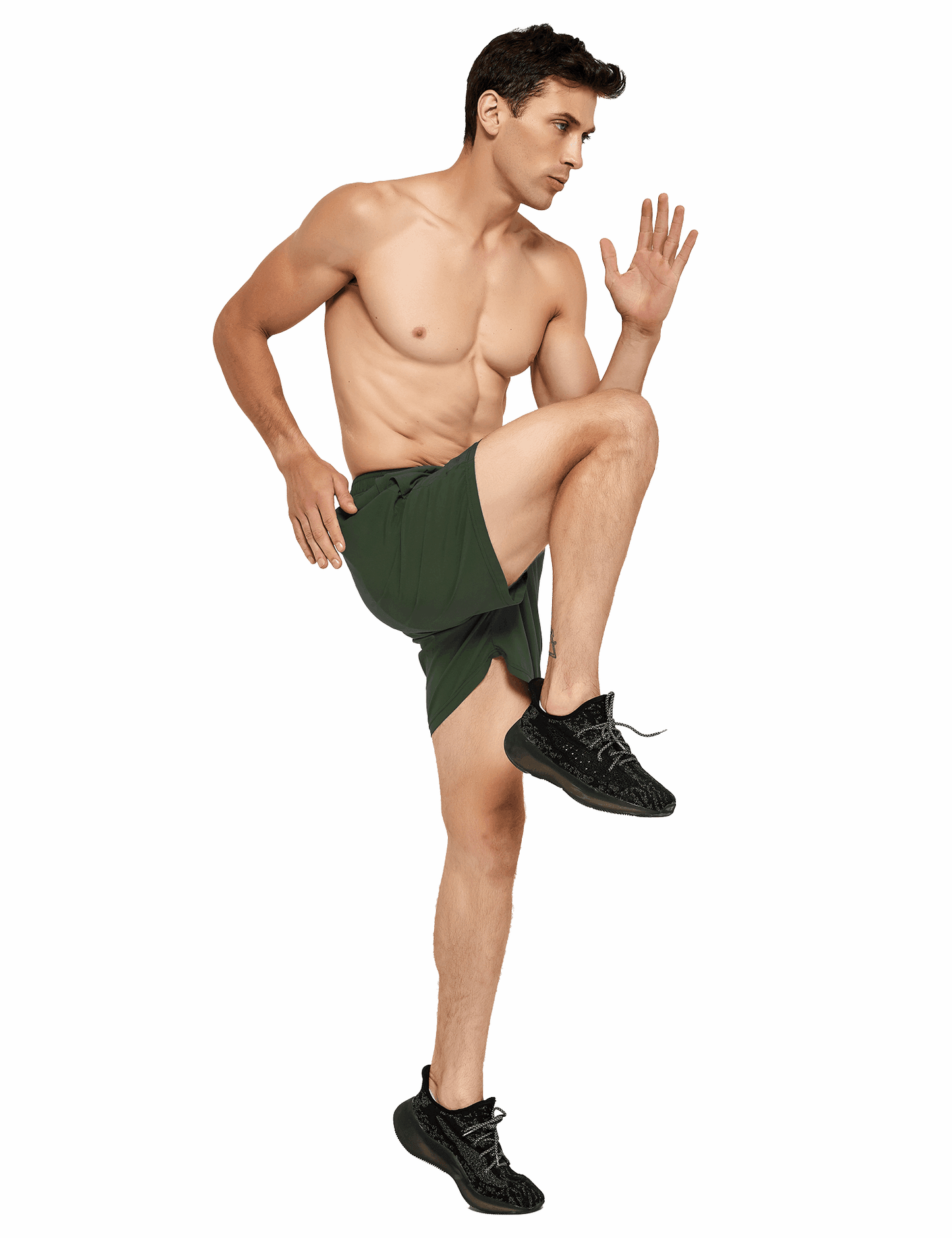 Men's 5 Inch Running Athletic Shorts with Pockets - DEMOZU Sports