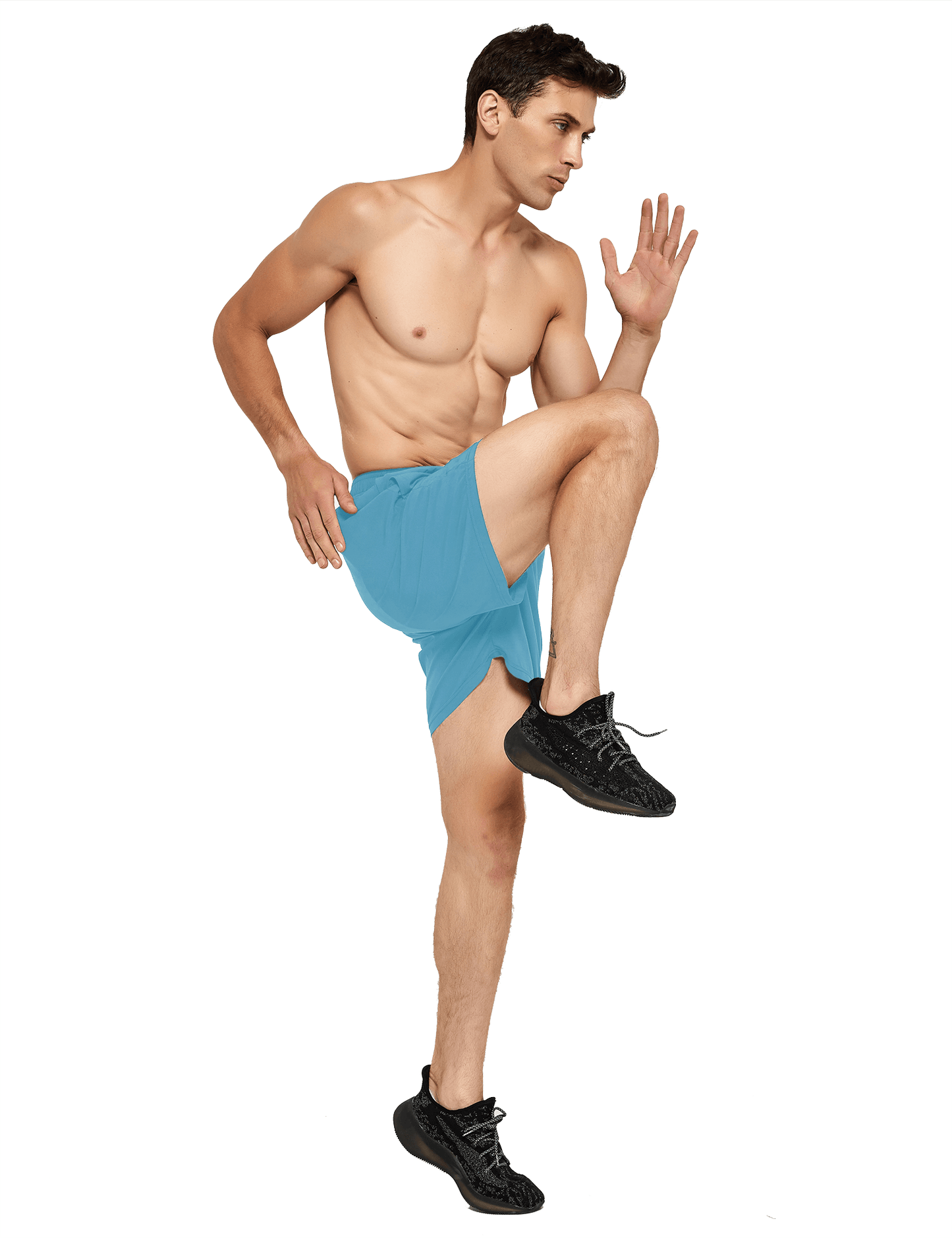Men's 5 Inch Running Athletic Shorts with Pockets - DEMOZU Sports