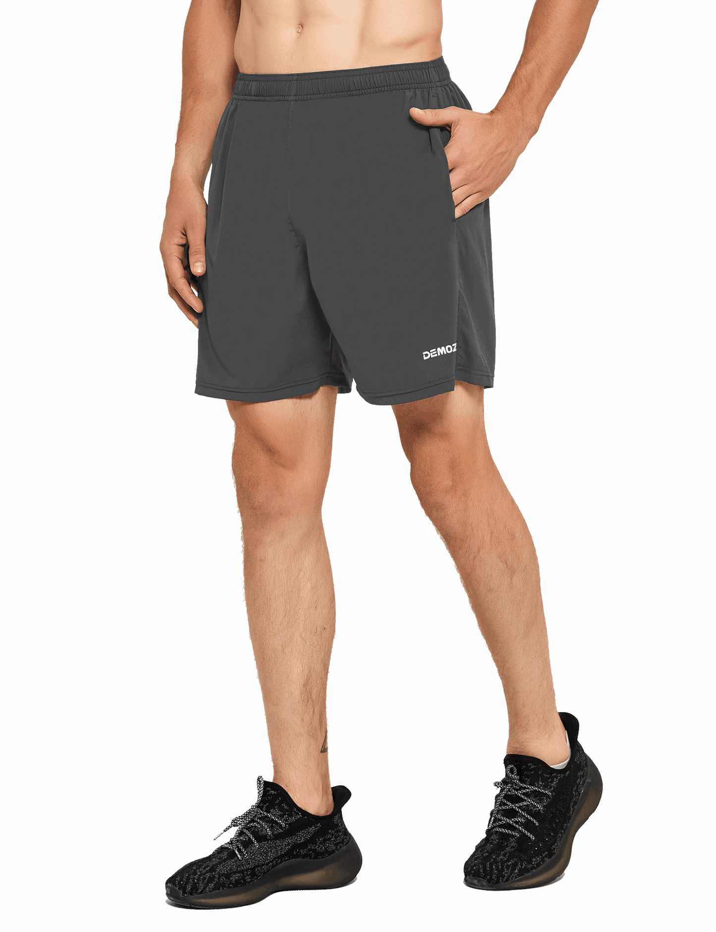 Men's 5 Inch Running Athletic Shorts with Pockets - DEMOZU Sports