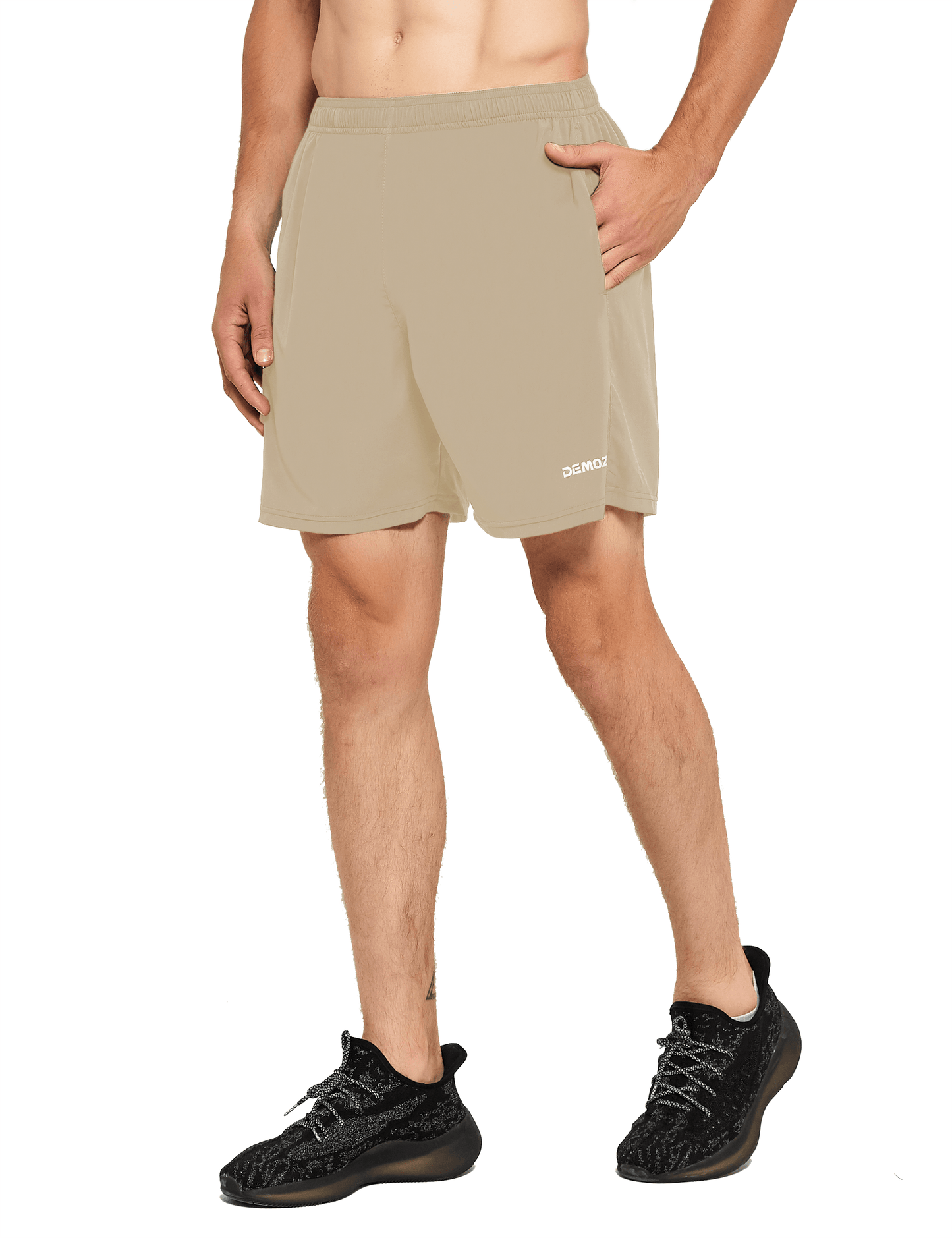 Men's 5 Inch Running Athletic Shorts with Pockets - DEMOZU Sports