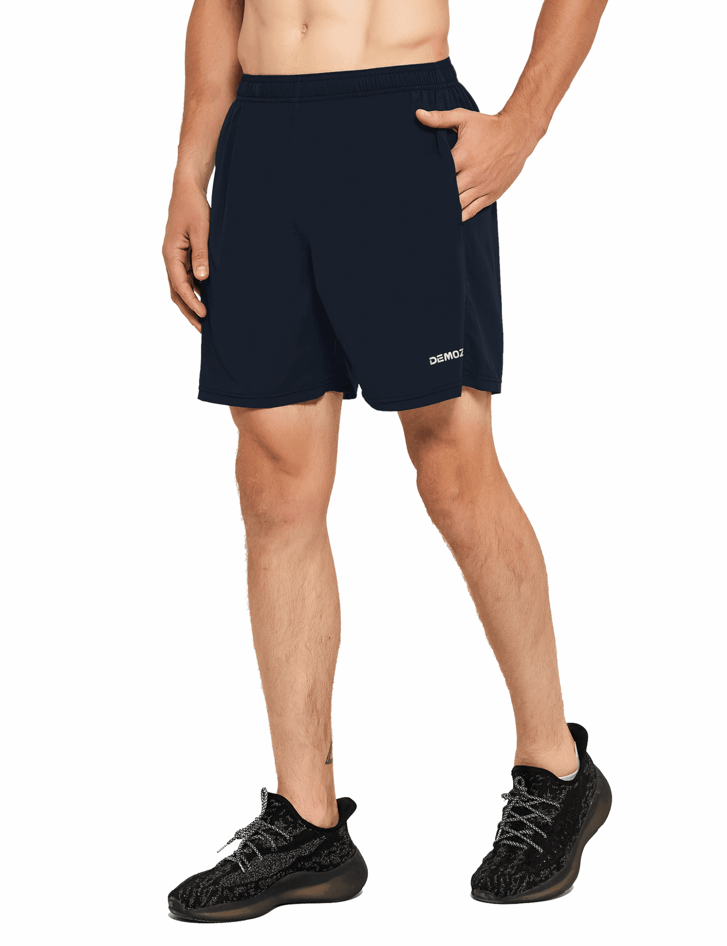 Men's 5 Inch Running Athletic Shorts with Pockets - DEMOZU Sports