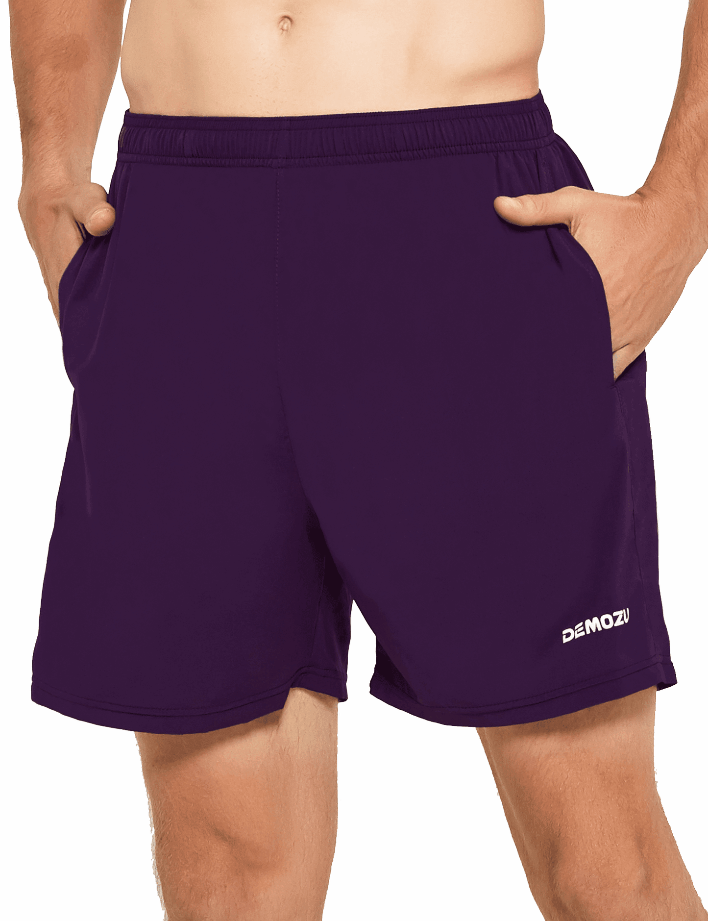 Men's 5 Inch Running Athletic Shorts with Pockets - DEMOZU Sports