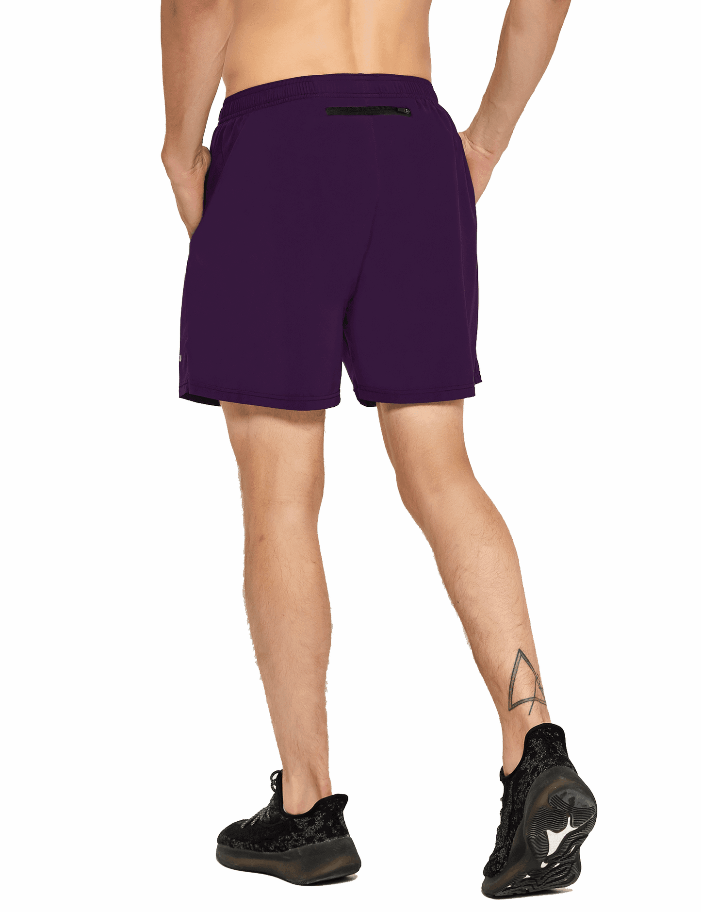 Men's 5 Inch Running Athletic Shorts with Pockets - DEMOZU Sports