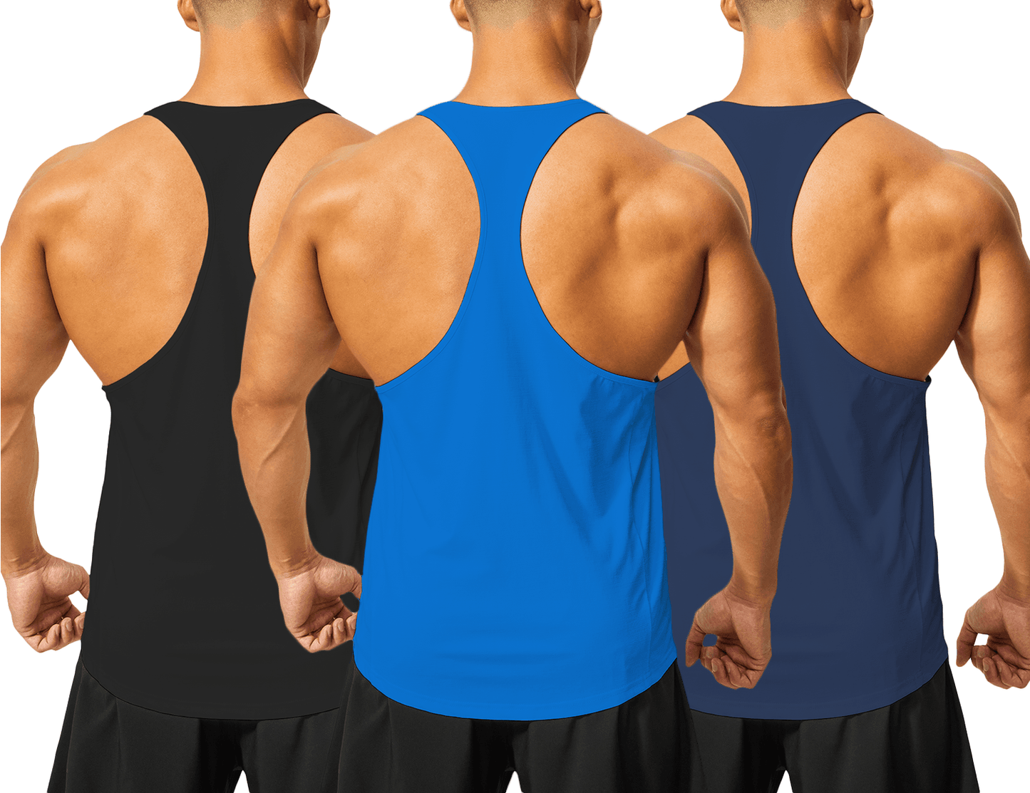 Men's Y Back Stringer Tank Top - DEMOZU Sports