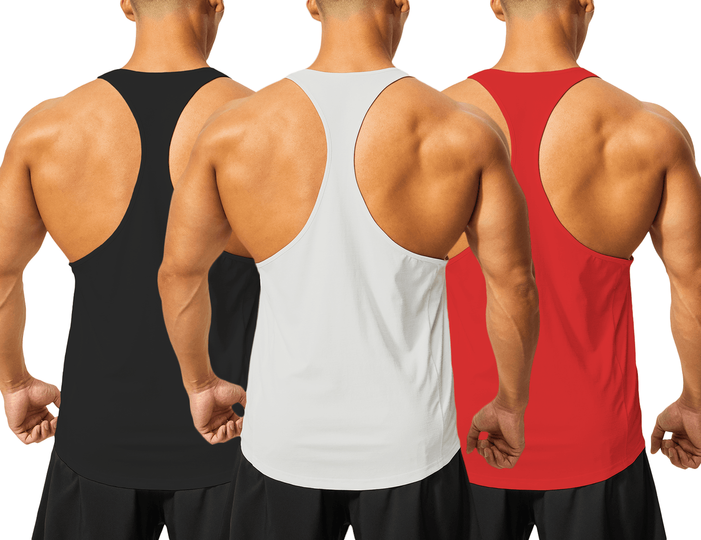 Men's Y Back Stringer Tank Top - DEMOZU Sports