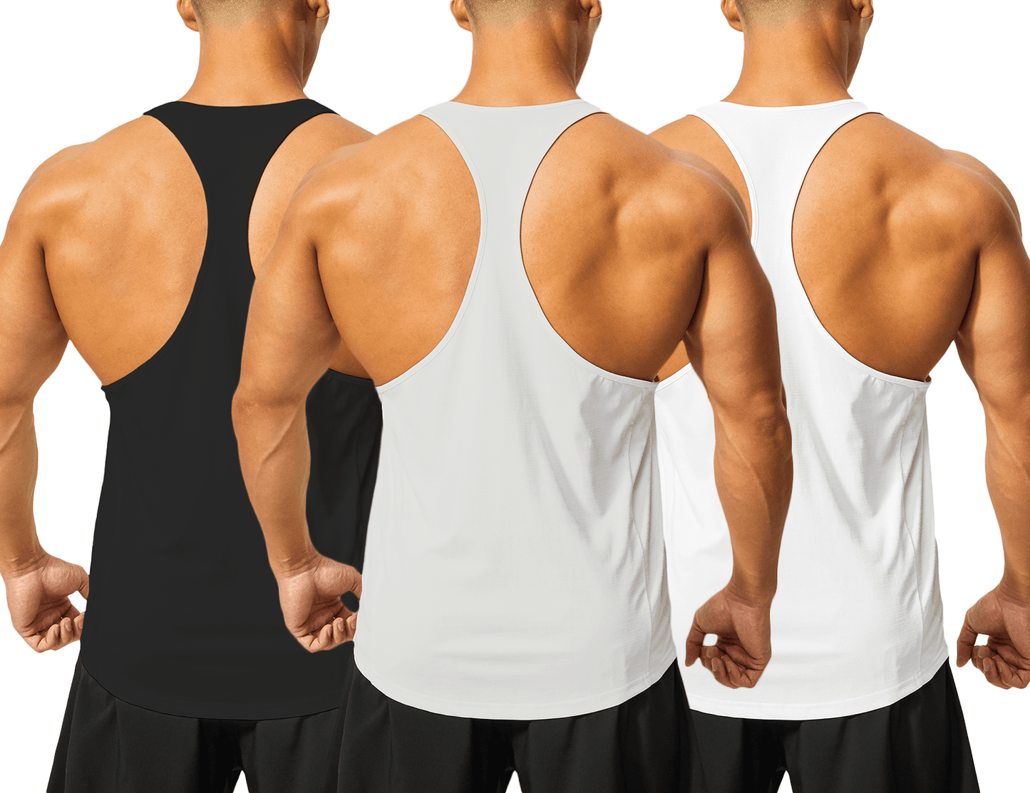 Men's Y Back Stringer Tank Top - DEMOZU Sports