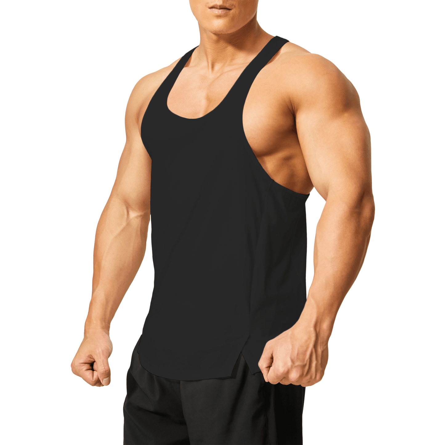 Men's Y Back Stringer Tank Top - DEMOZU Sports