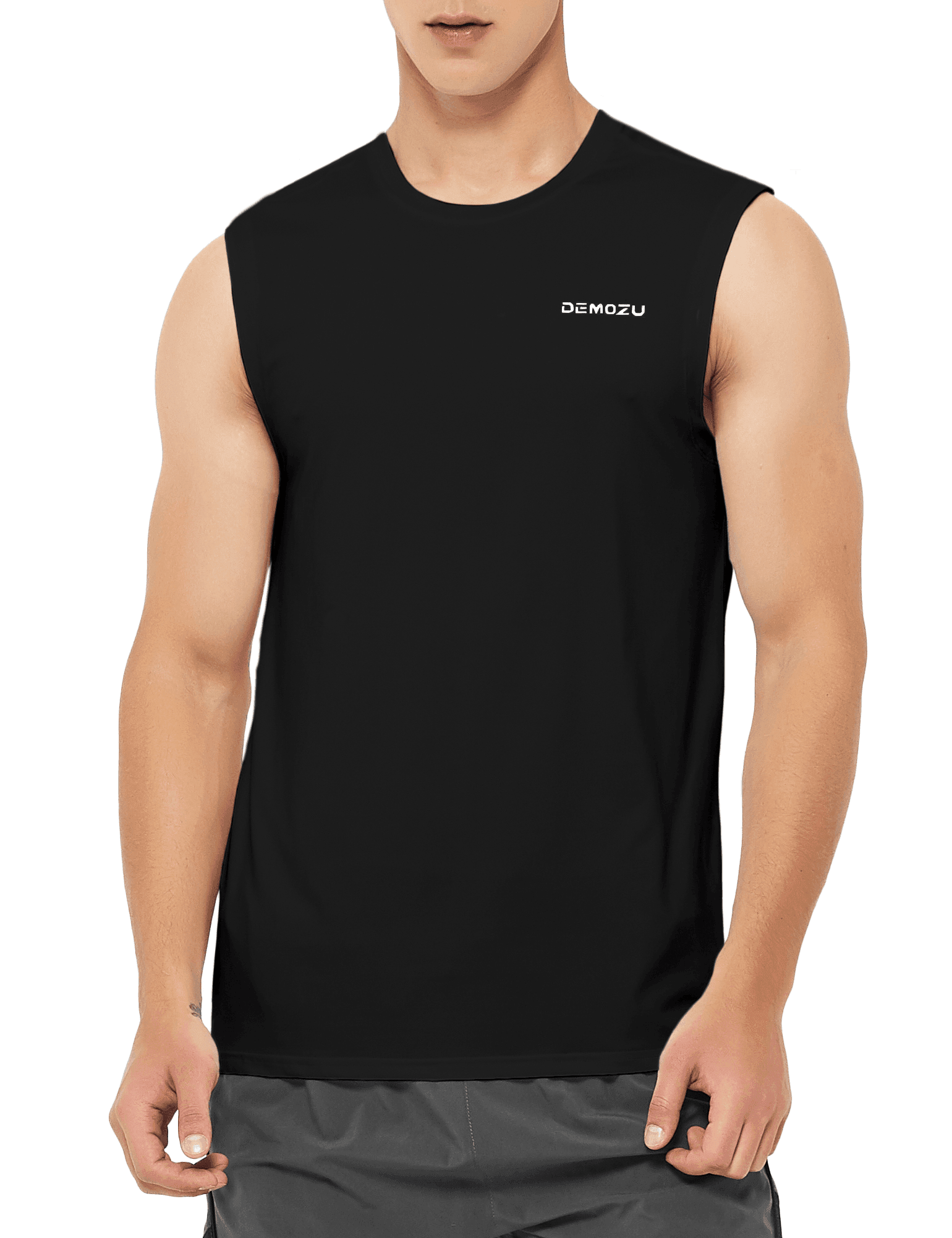 Men's Sleeveless Workout Swim Shirts (Regular & Big and Tall) - DEMOZU Sports