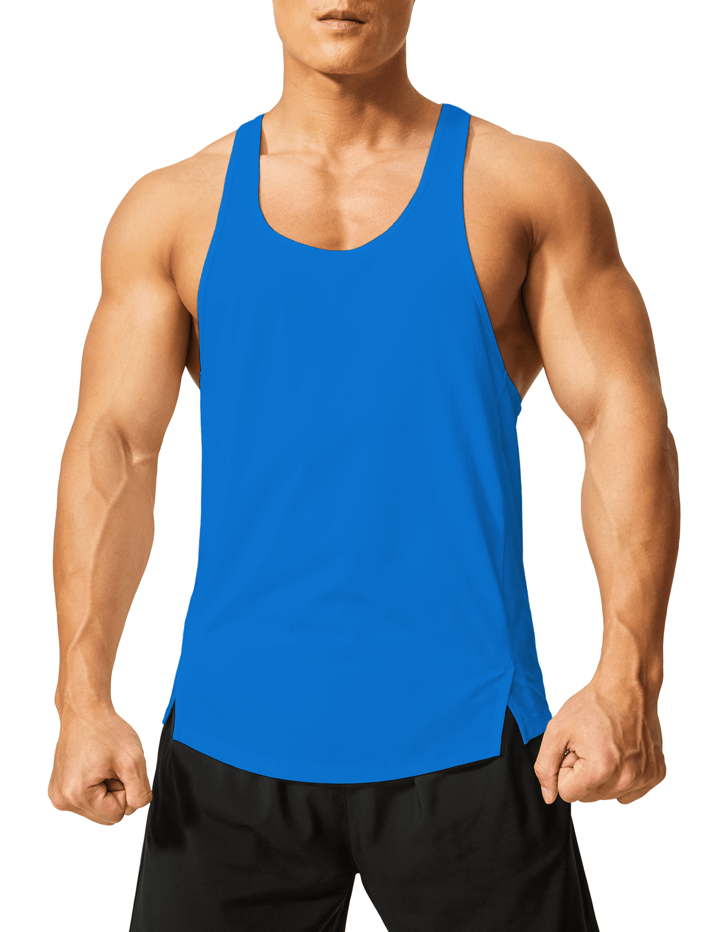 Men's Y Back Stringer Tank Top - DEMOZU Sports