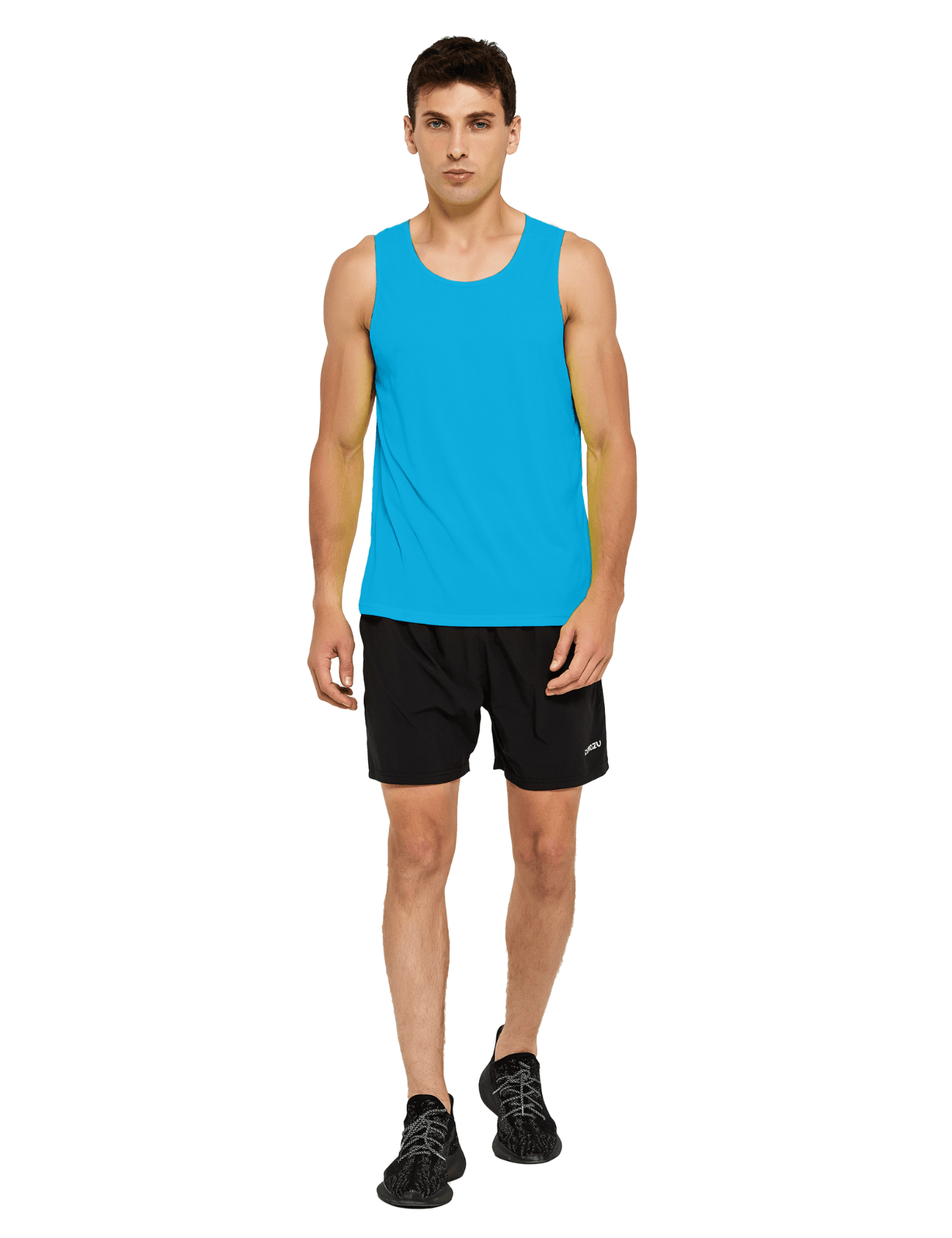 Men's Neon Running Athletic Tank Top - DEMOZU Sports