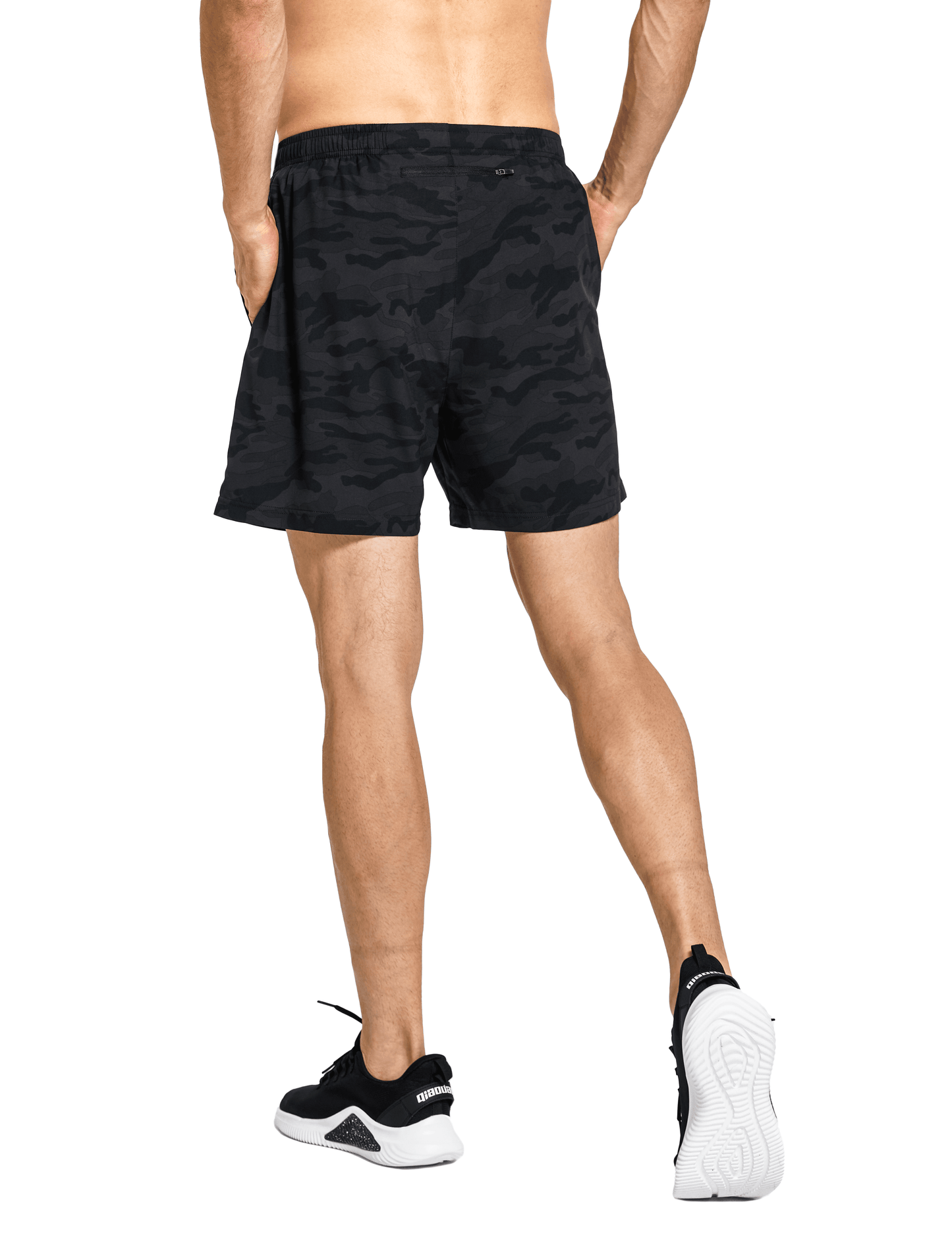 Men's 5 Inch Running Athletic Shorts with Pockets - DEMOZU Sports
