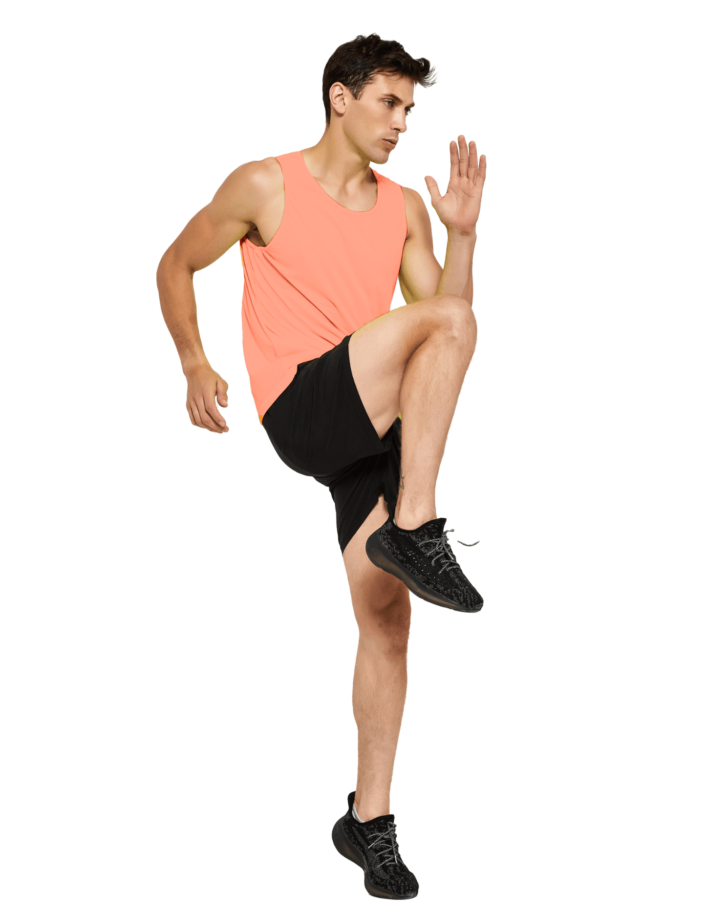 Men's Neon Running Athletic Tank Top - DEMOZU Sports