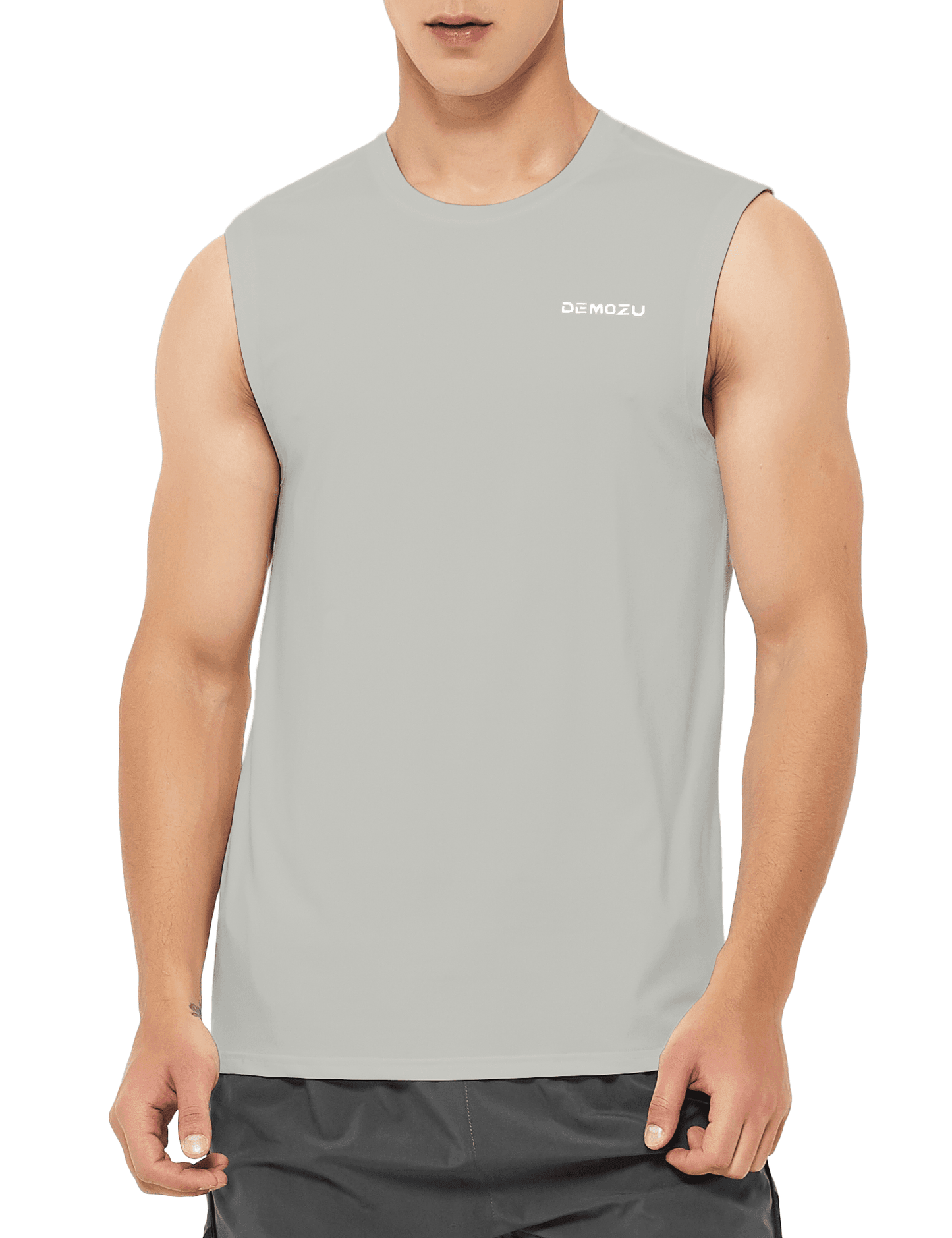 Men's Sleeveless Workout Swim Shirts (Regular & Big and Tall) - DEMOZU Sports