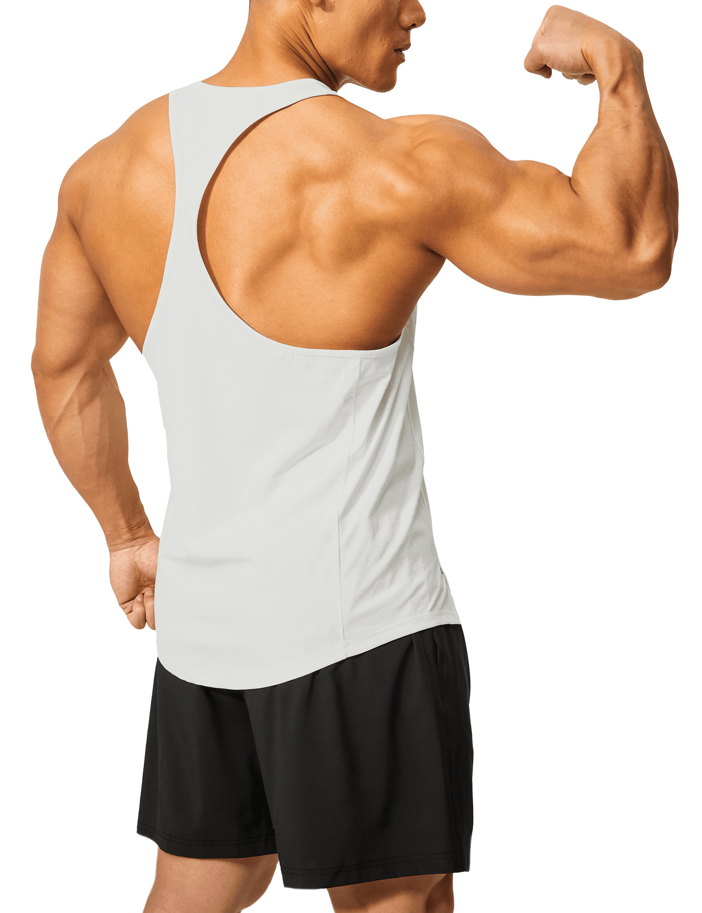 Men's Y Back Stringer Tank Top - DEMOZU Sports