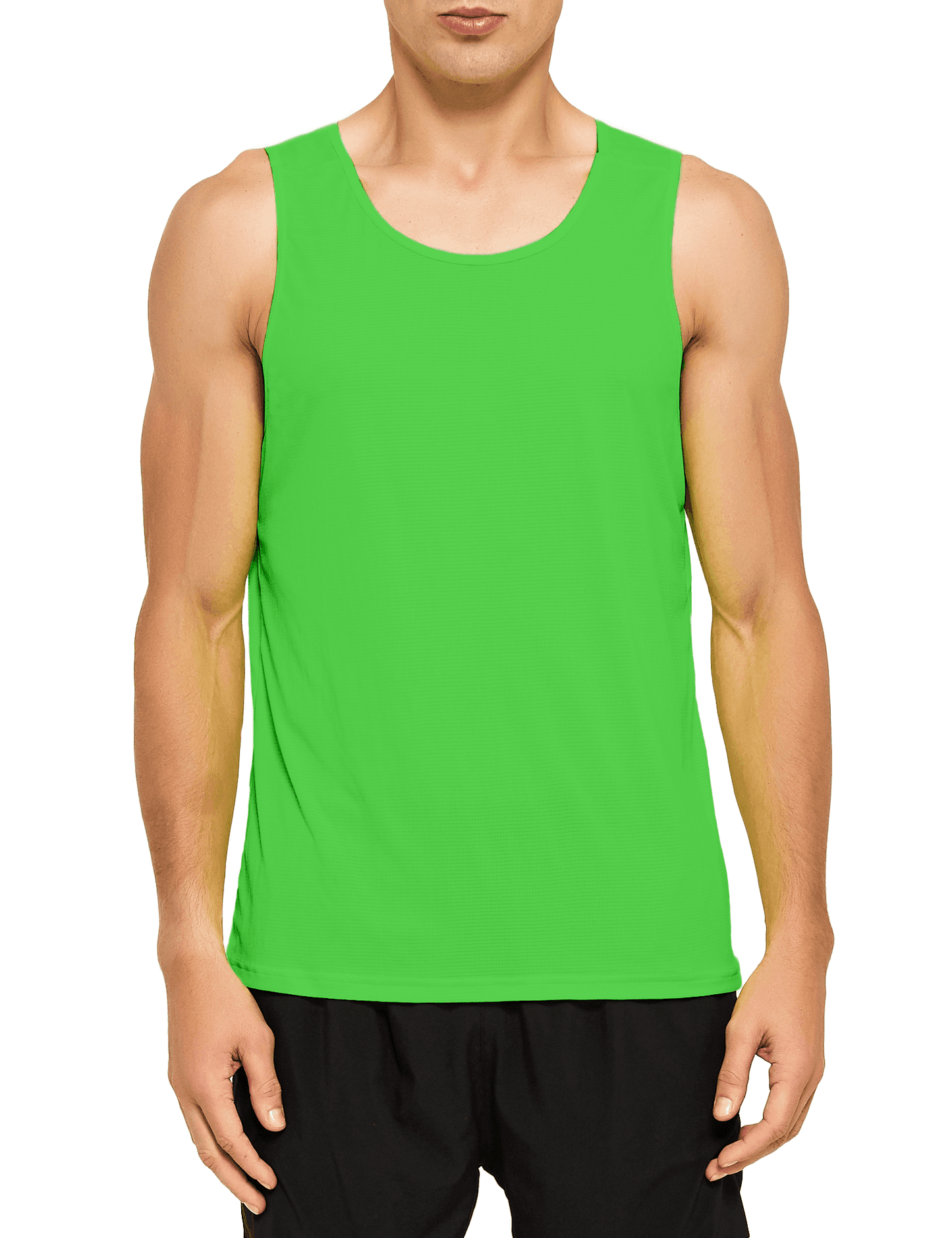 Men's Neon Running Athletic Tank Top - DEMOZU Sports