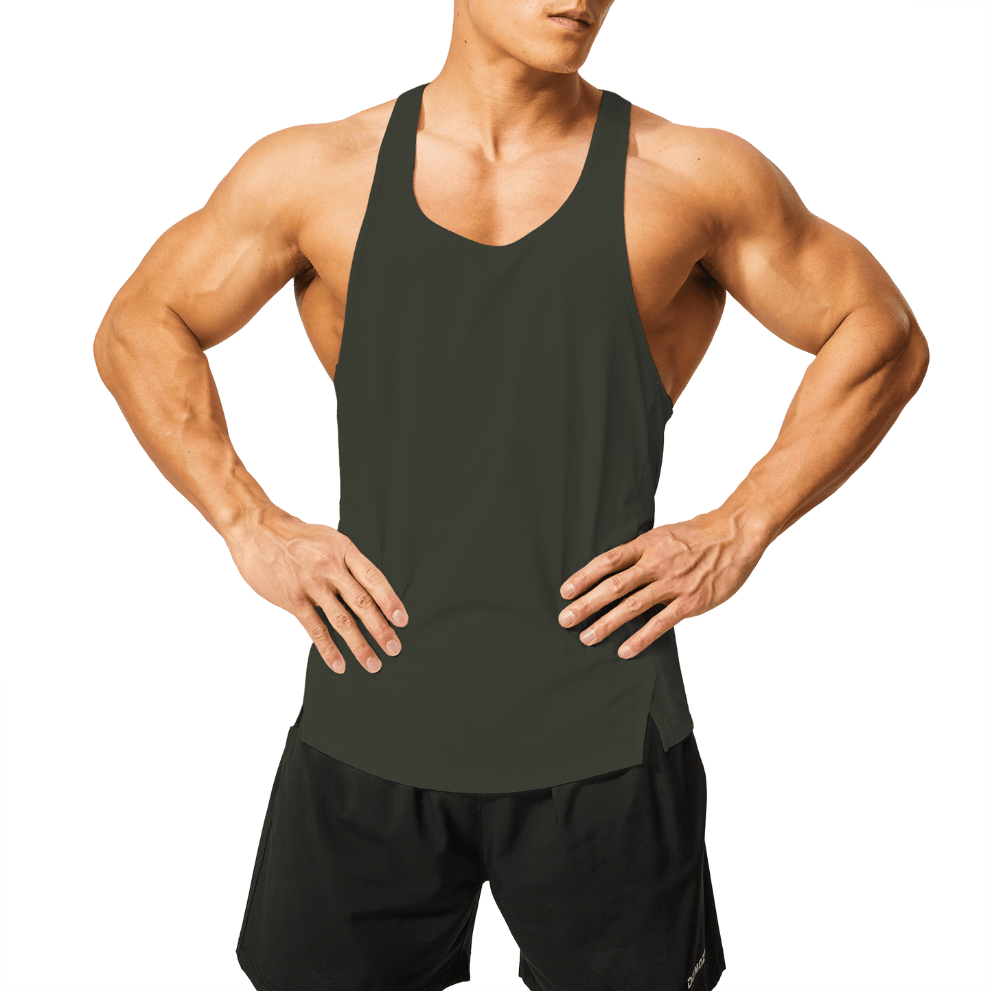 Men's Y Back Stringer Tank Top - DEMOZU Sports