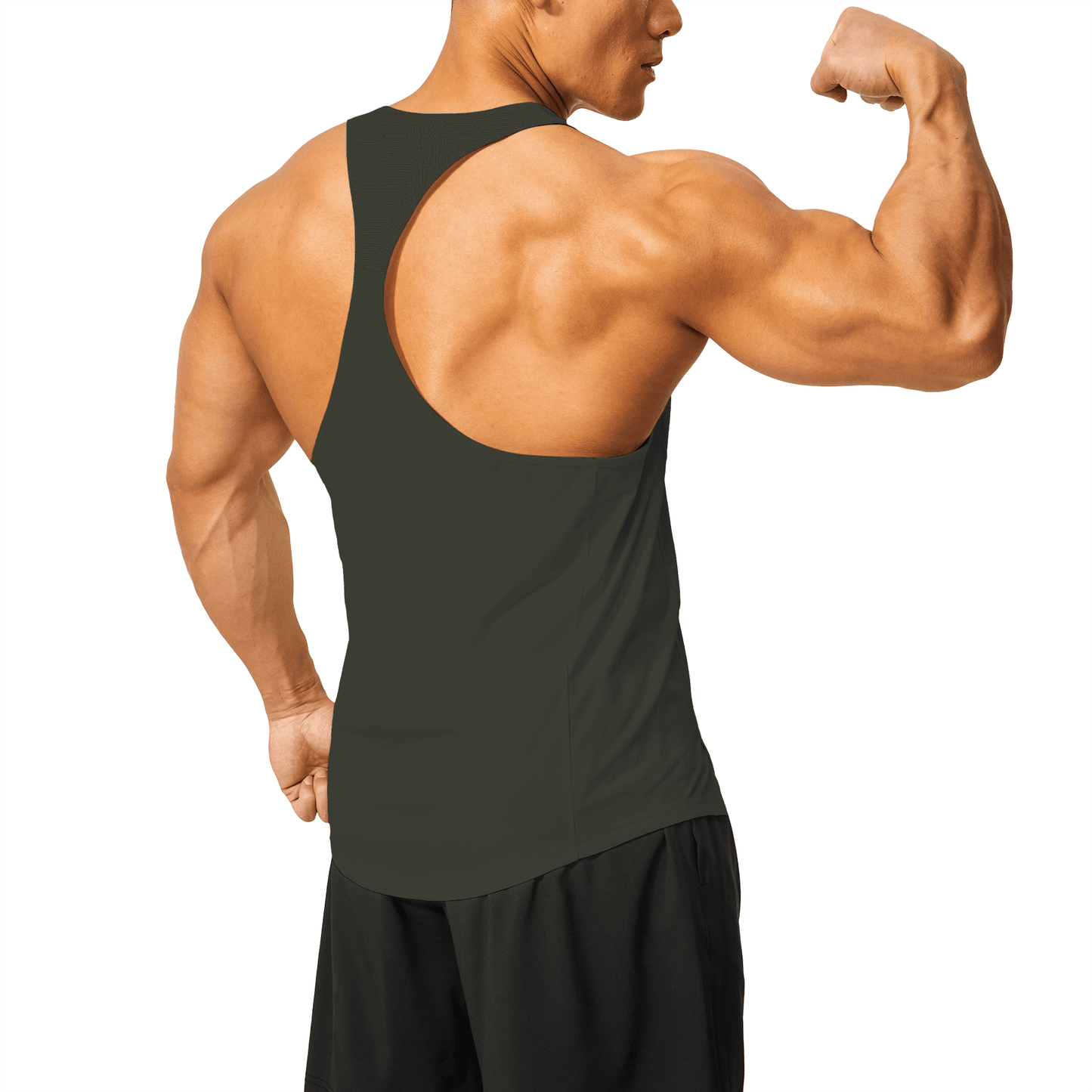 Men's Y Back Stringer Tank Top - DEMOZU Sports