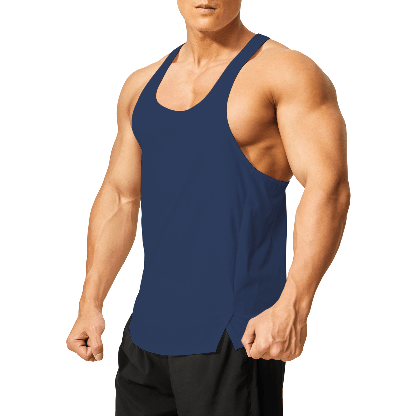 Men's Y Back Stringer Tank Top - DEMOZU Sports