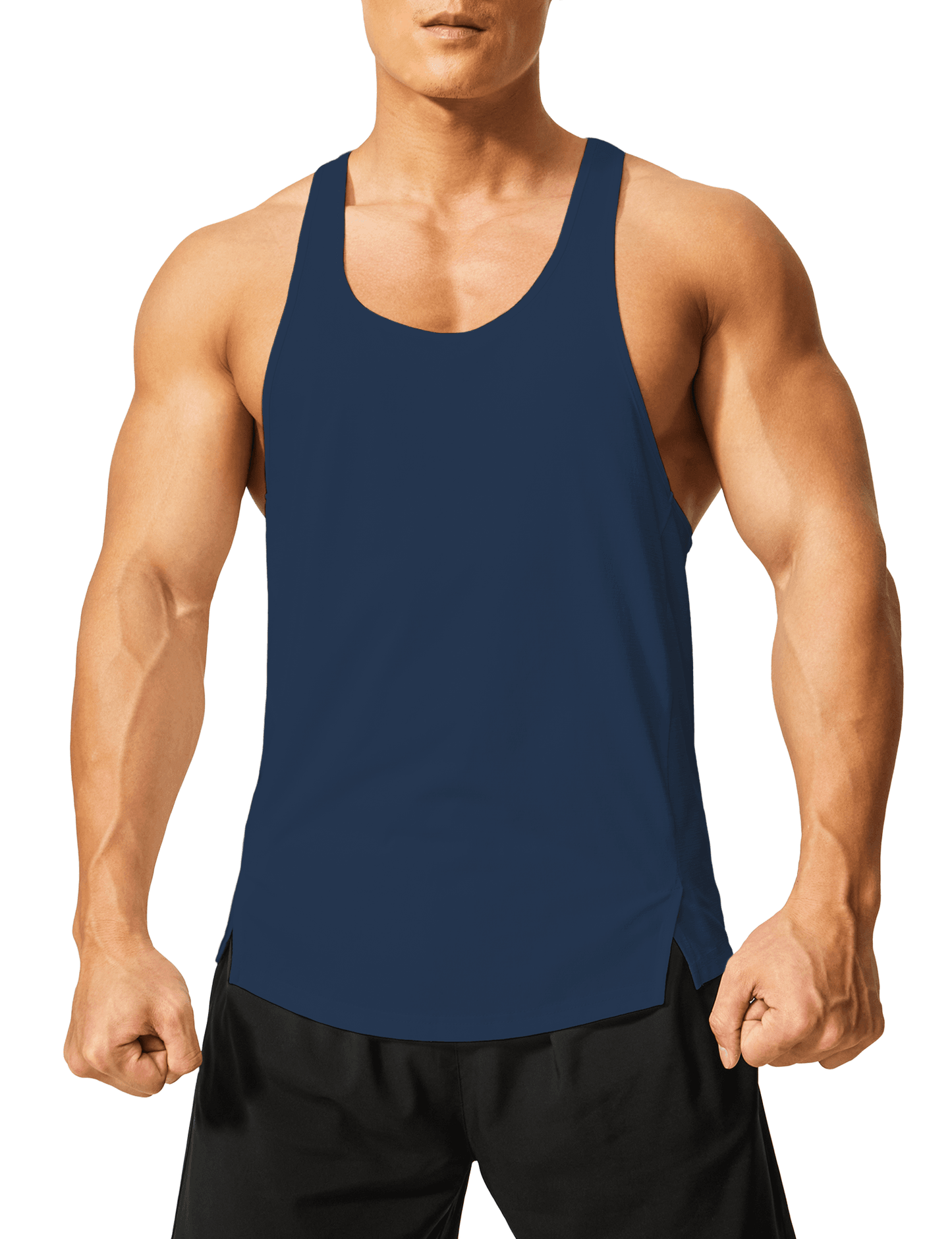 Men's Y Back Stringer Tank Top - DEMOZU Sports