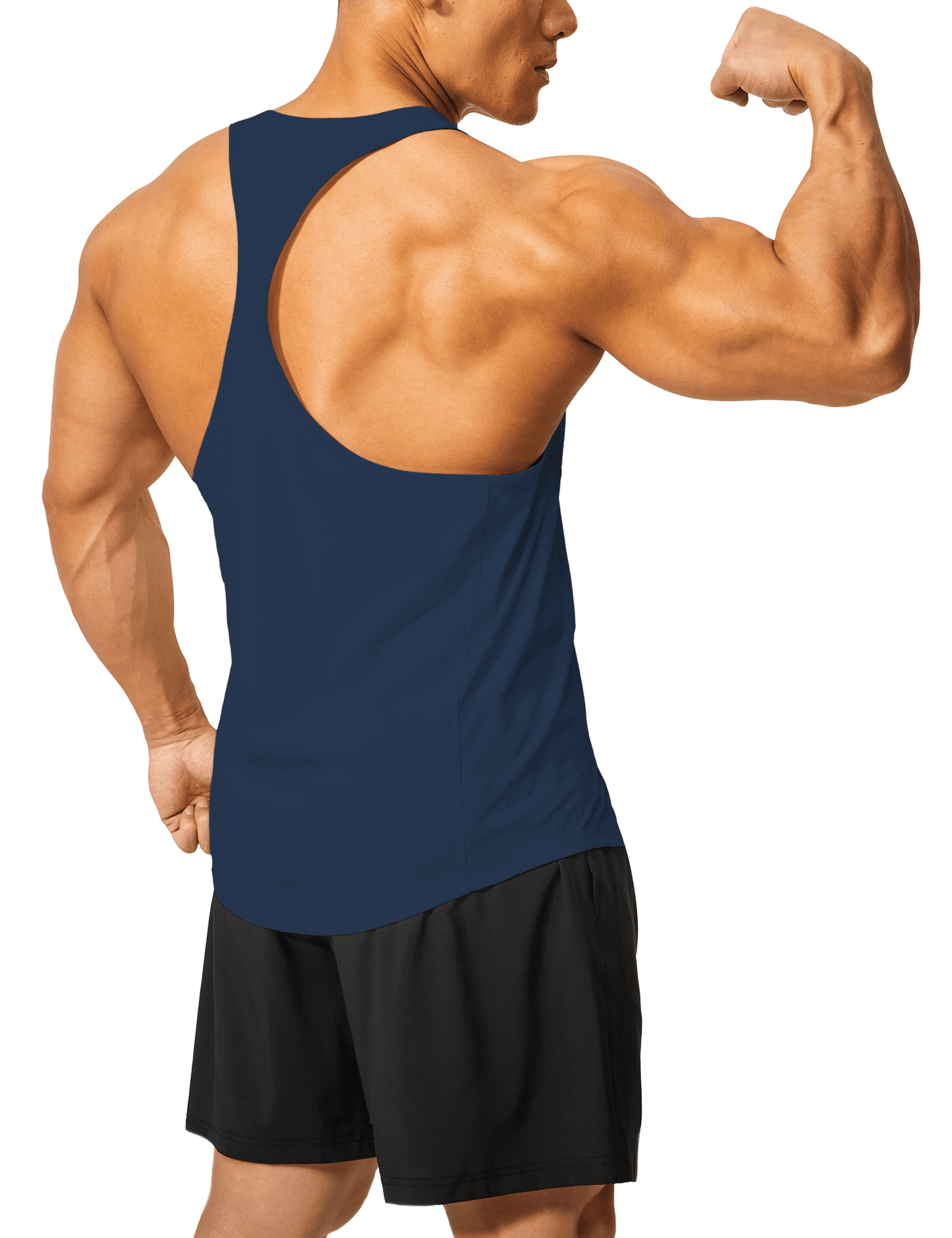Men's Y Back Stringer Tank Top - DEMOZU Sports
