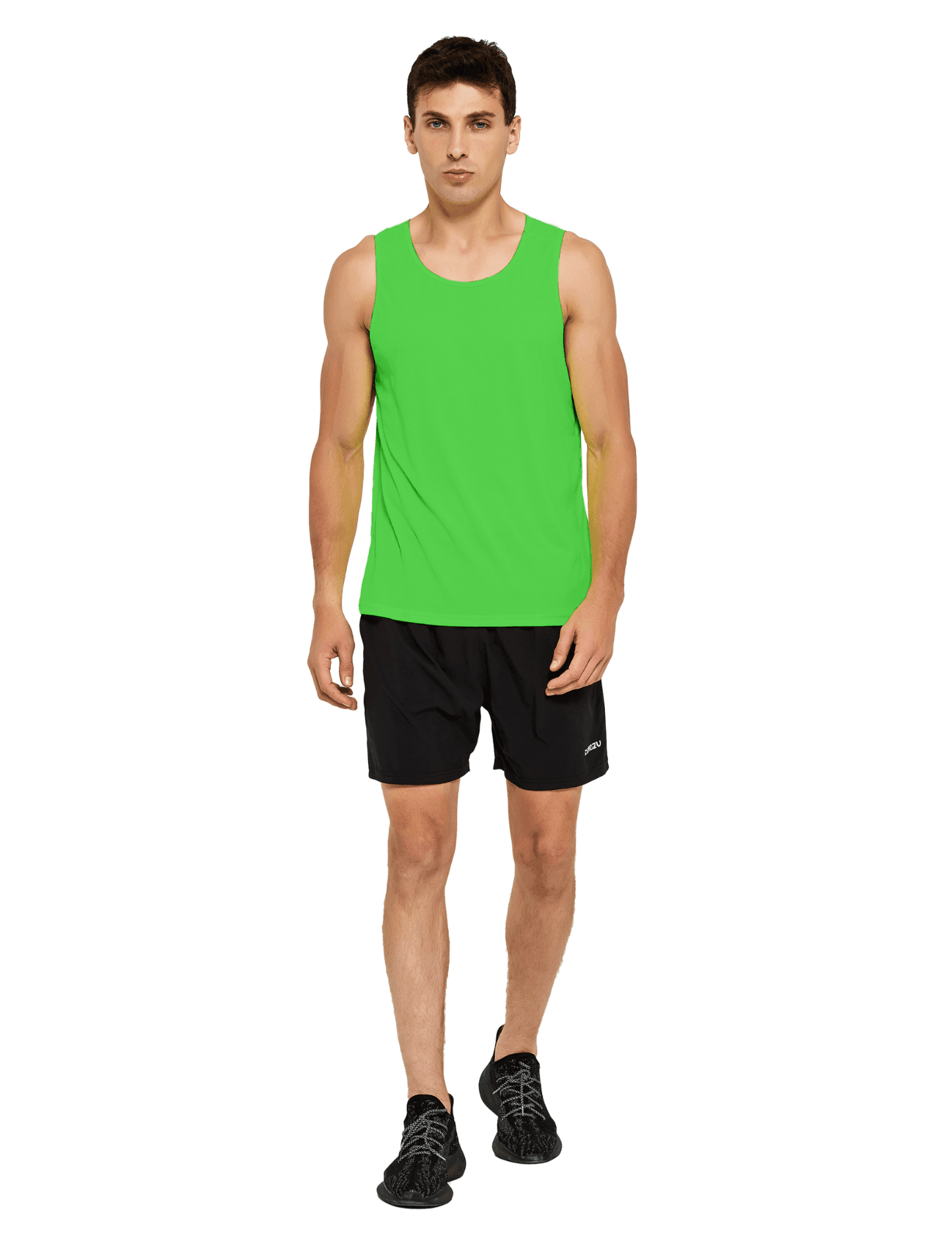 Men's Neon Running Athletic Tank Top - DEMOZU Sports