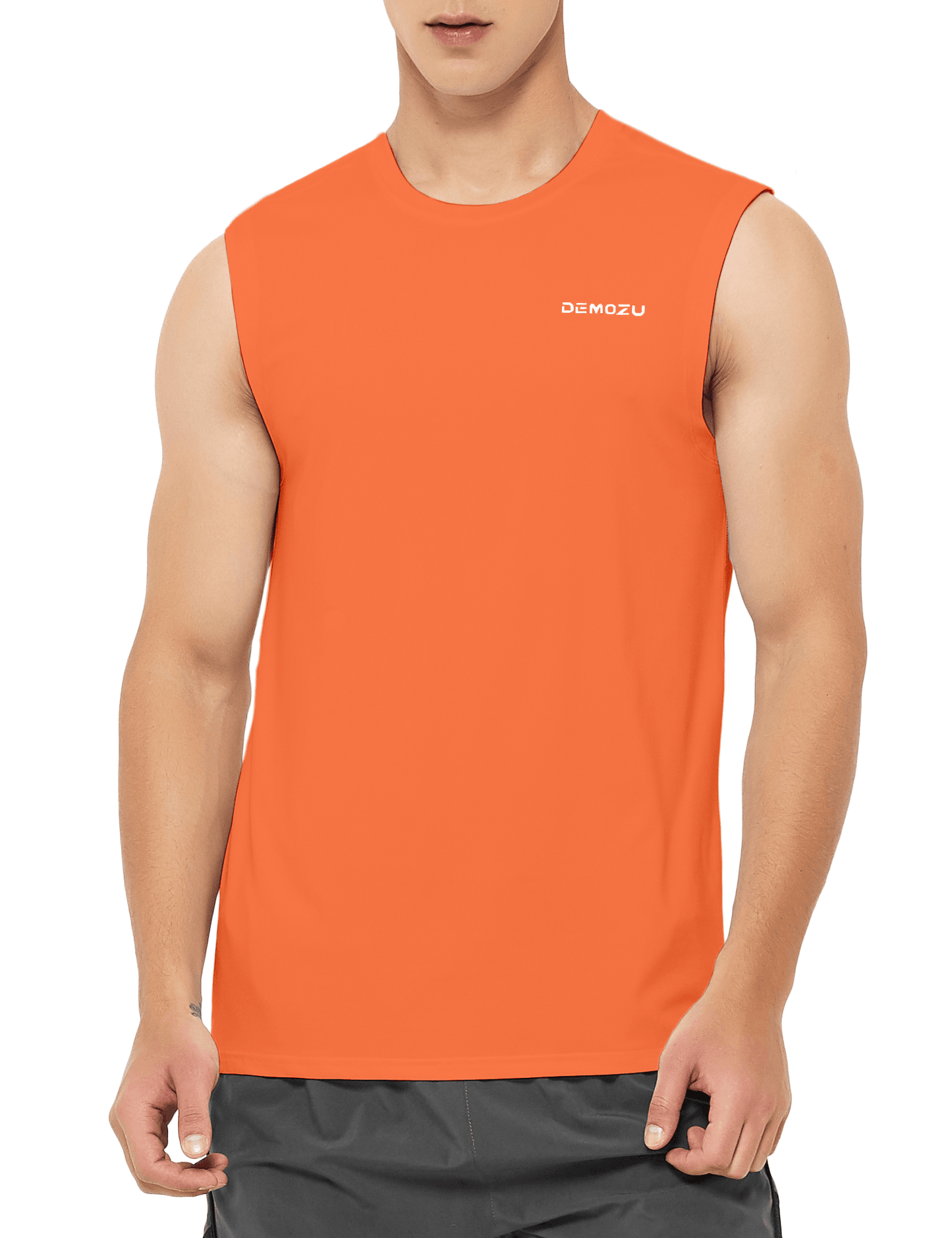 Men's Sleeveless Workout Swim Shirts (Regular & Big and Tall) - DEMOZU Sports
