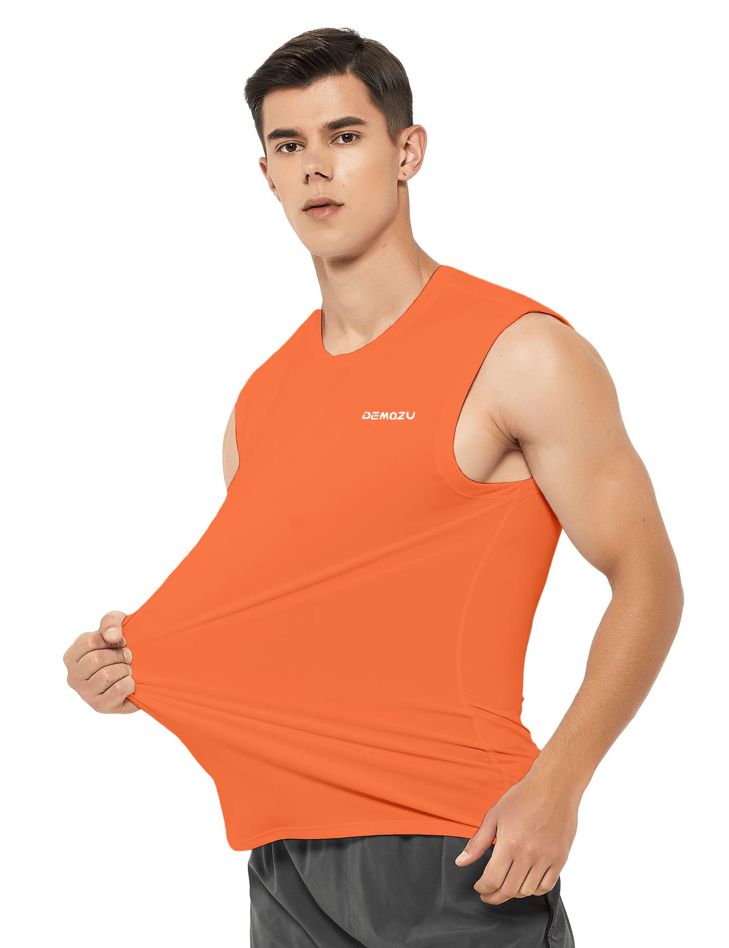 Men's Sleeveless Workout Swim Shirts (Regular & Big and Tall) - DEMOZU Sports
