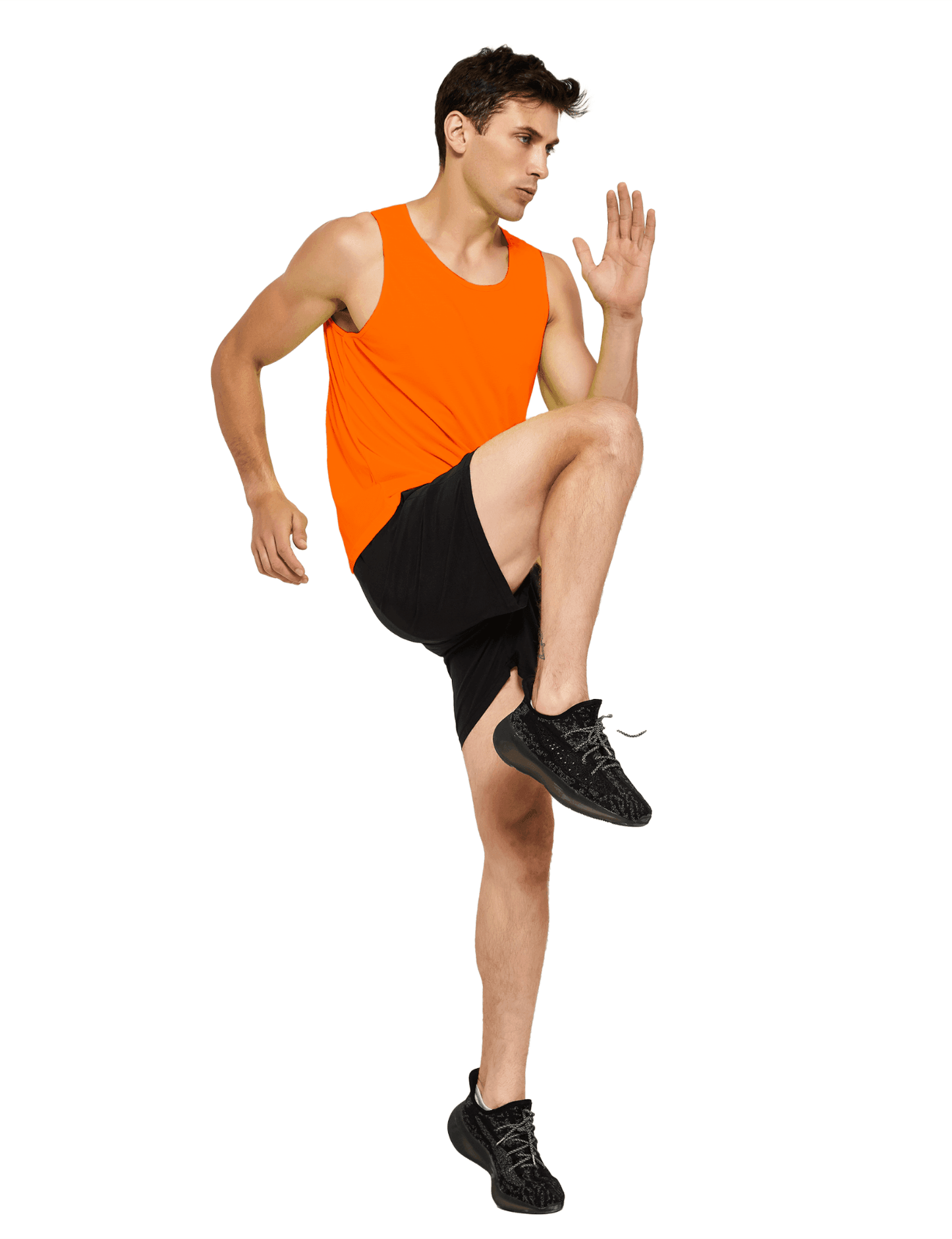 Men's Neon Running Athletic Tank Top - DEMOZU Sports