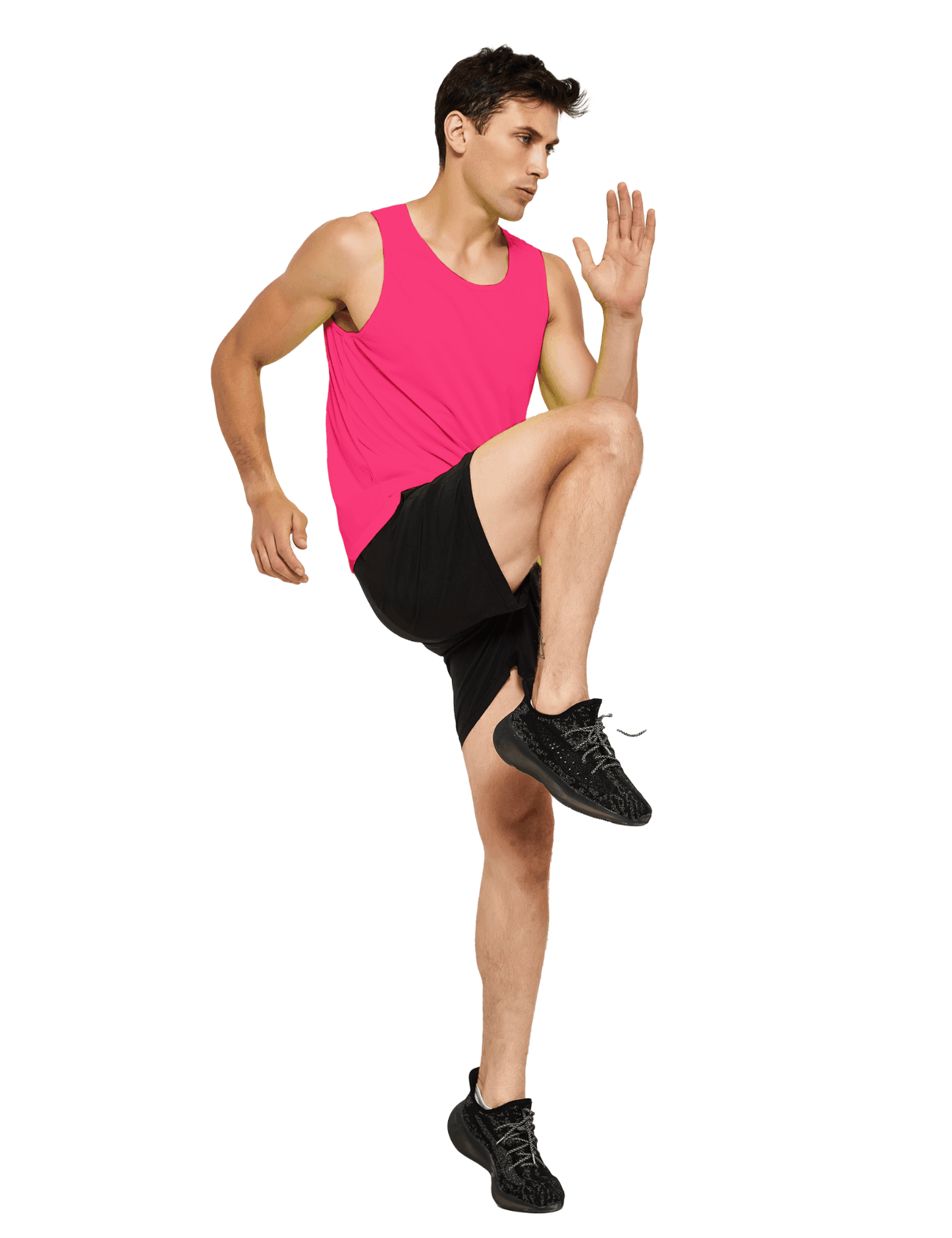 Men's Neon Running Athletic Tank Top - DEMOZU Sports
