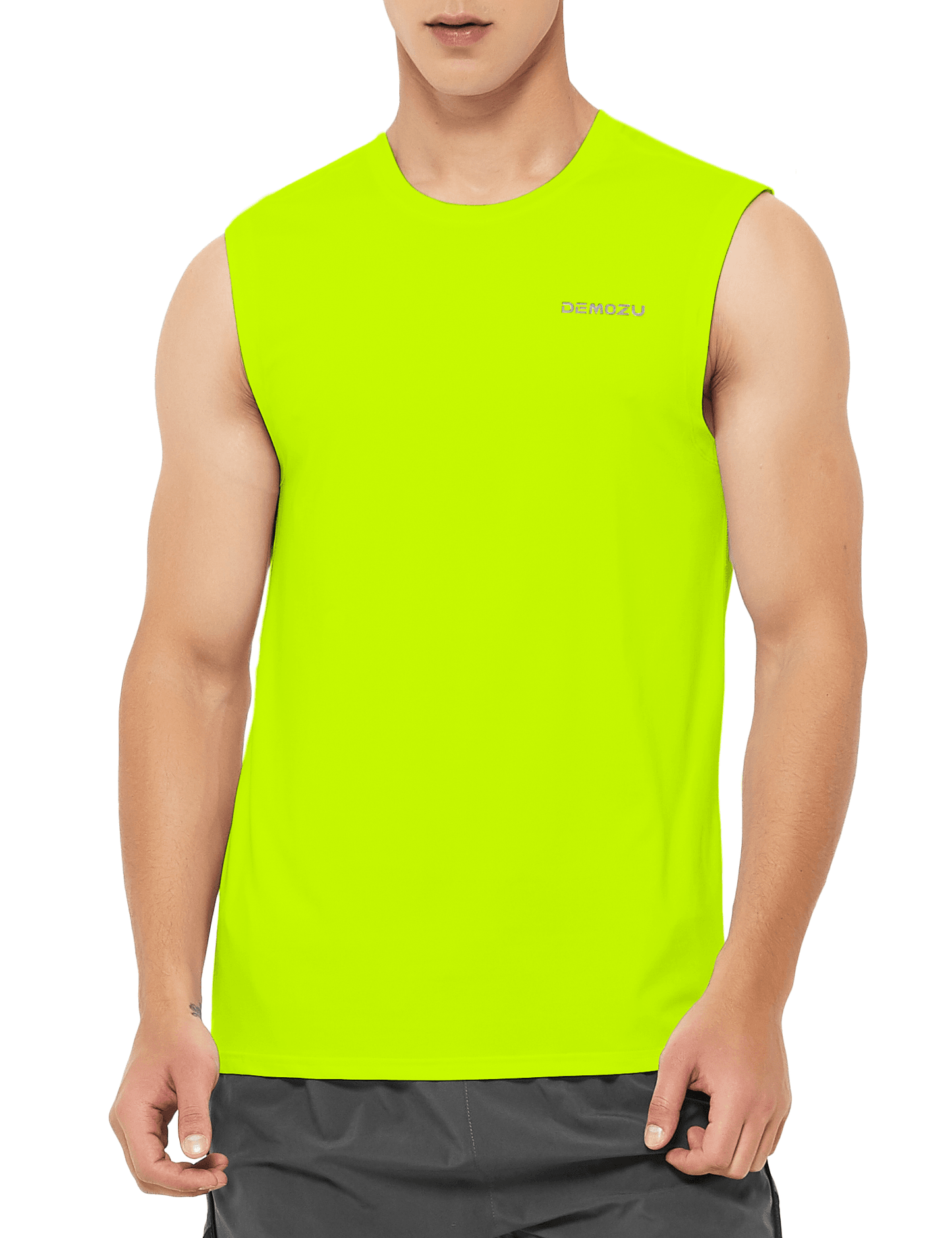 Men's Sleeveless Workout Swim Shirts (Regular & Big and Tall) - DEMOZU Sports