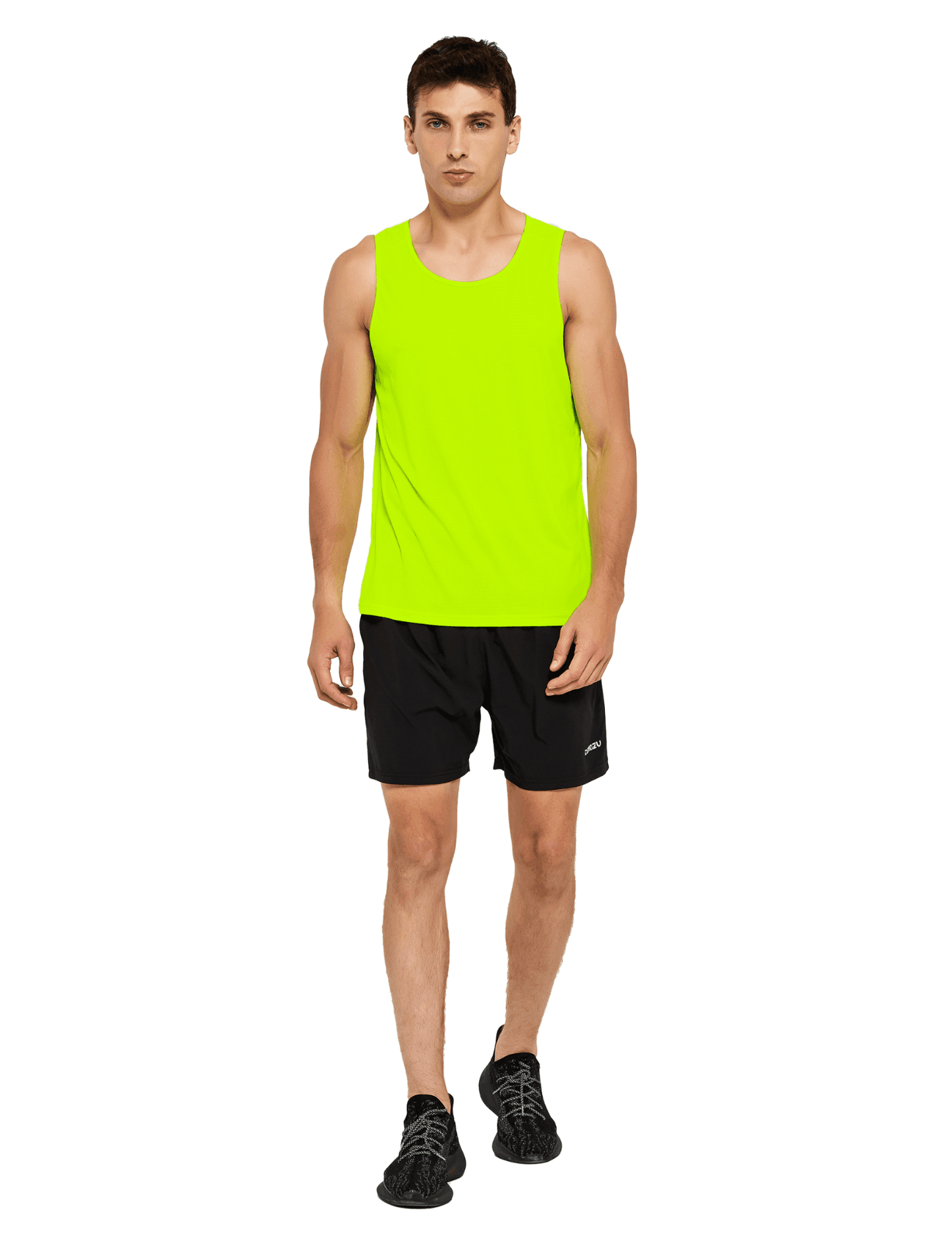 Men's Neon Running Athletic Tank Top - DEMOZU Sports